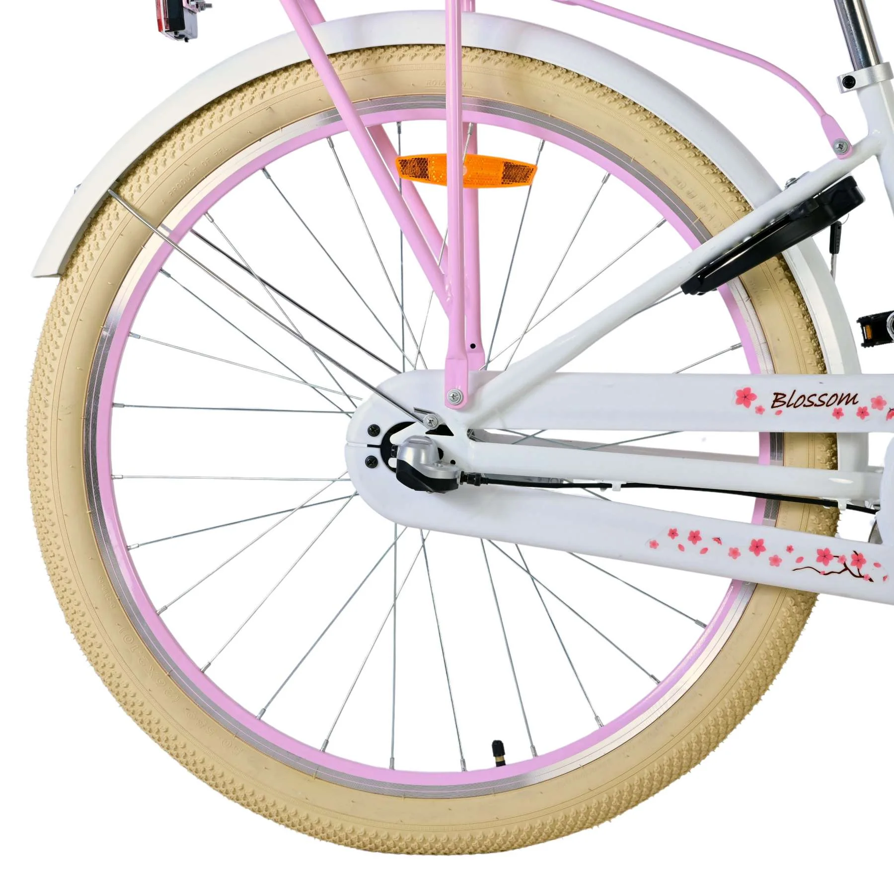 Volare Blossom Kinderfiets - Meisjes - 26 inch - Wit - Nexus 3 versnellingen - Image 4