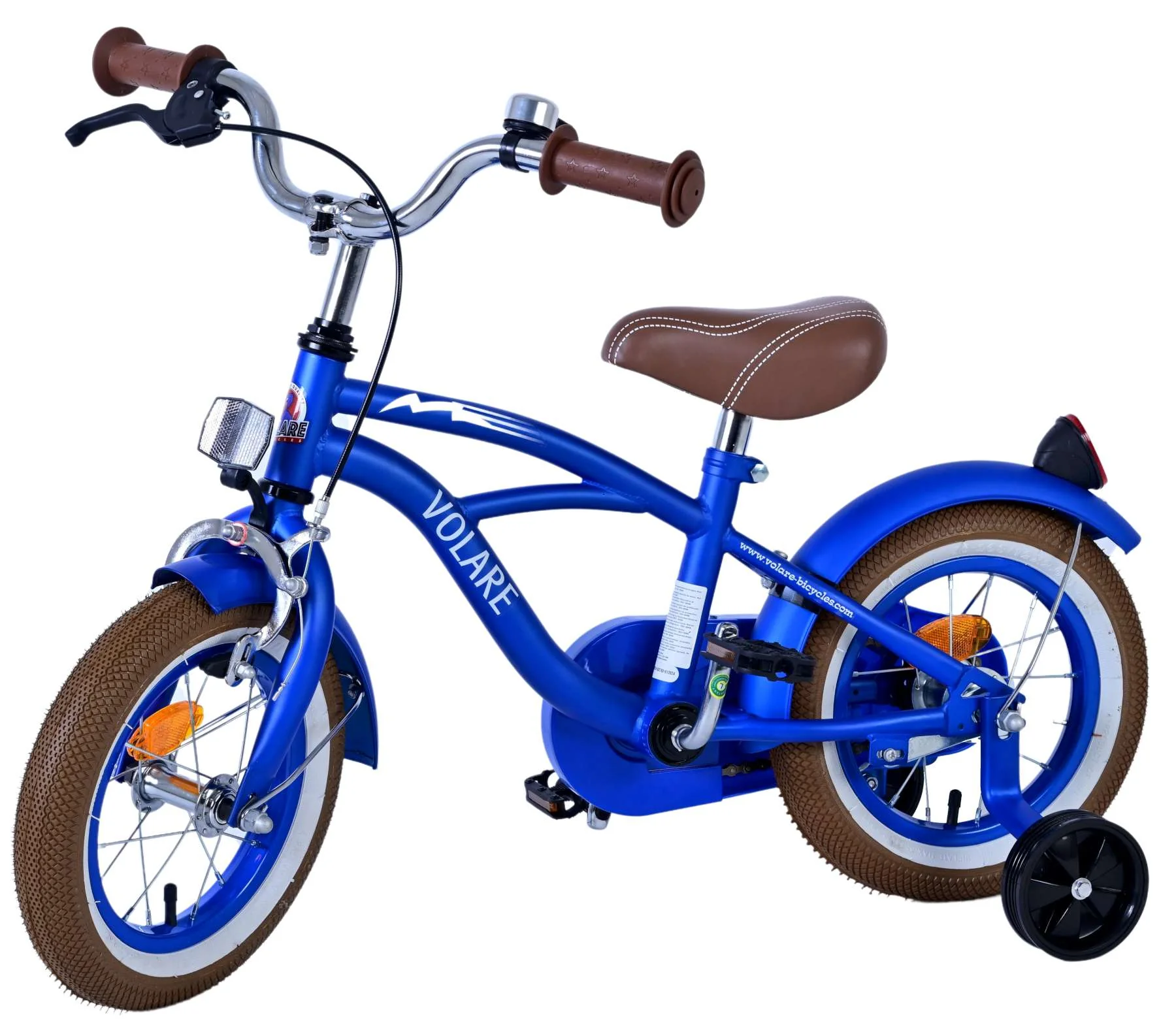 Volare Blue Cruiser Kinderfiets - Jongens - 12 inch - Blauw - 85% afgemonteerd - Image 8