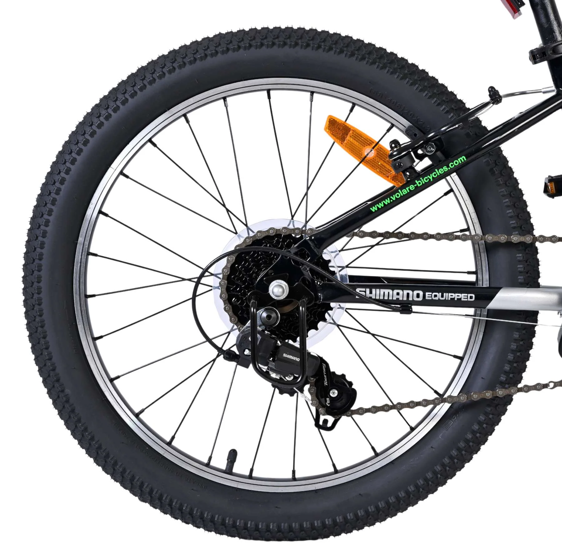 Volare Boost Kinderfiets - 20 inch - 7 Speed - Zilver/Groen - Image 2