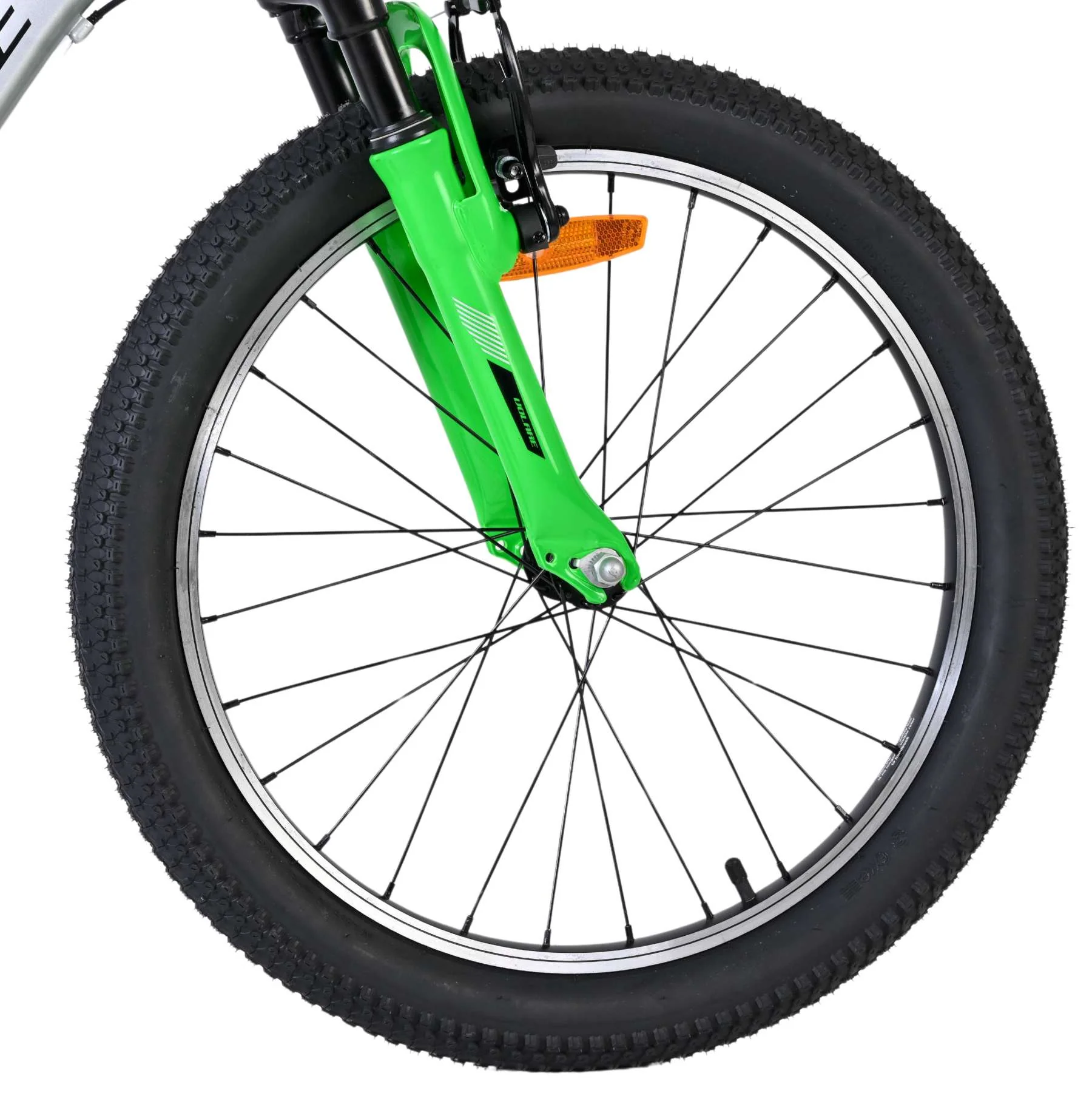 Volare Boost Kinderfiets - 20 inch - 7 Speed - Zilver/Groen - Image 3