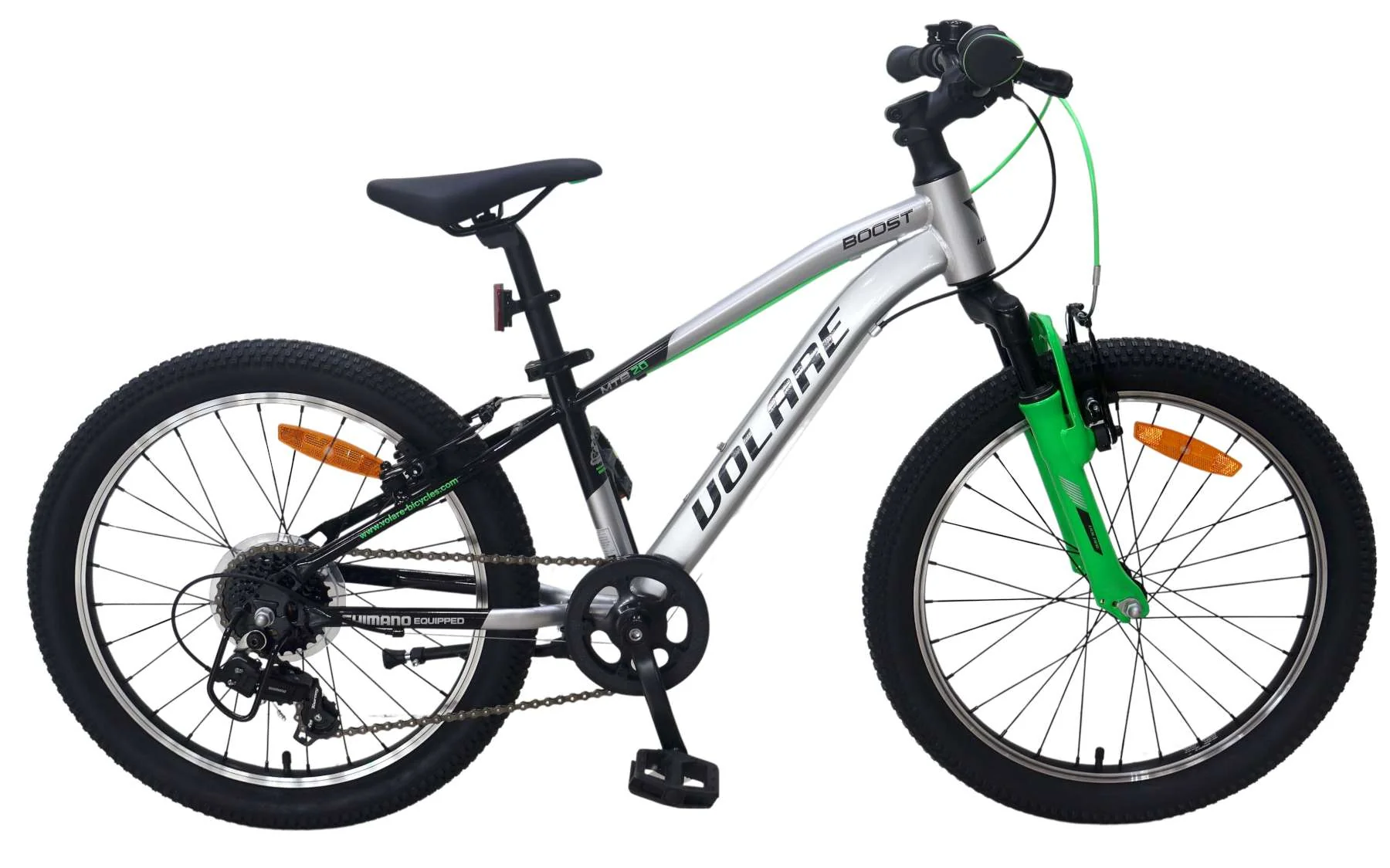 Volare Boost Kinderfiets - 26 inch - 21 speed - Zilver/Groen