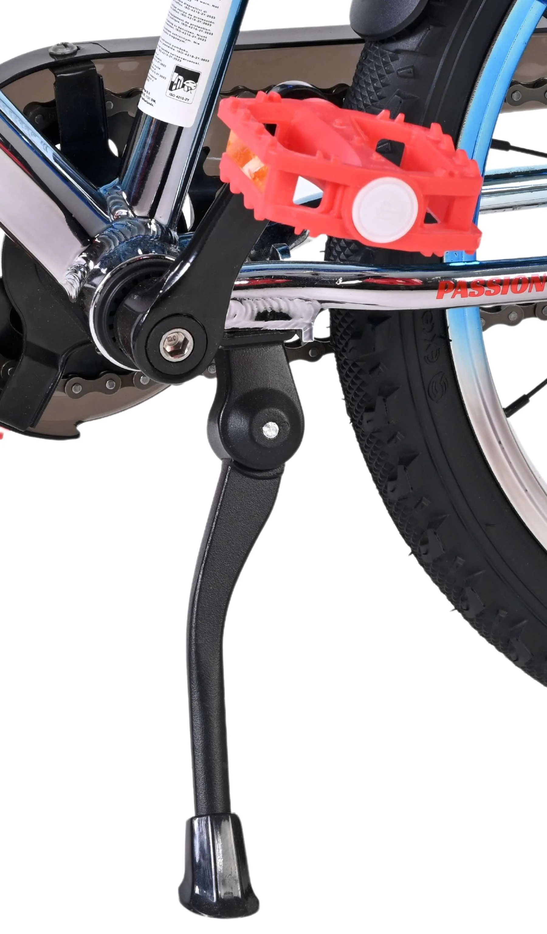 Volare Chrome Kinderfiets - Jongens - 16 inch - Blauw/Zilver - Twee Handremmen - Image 9