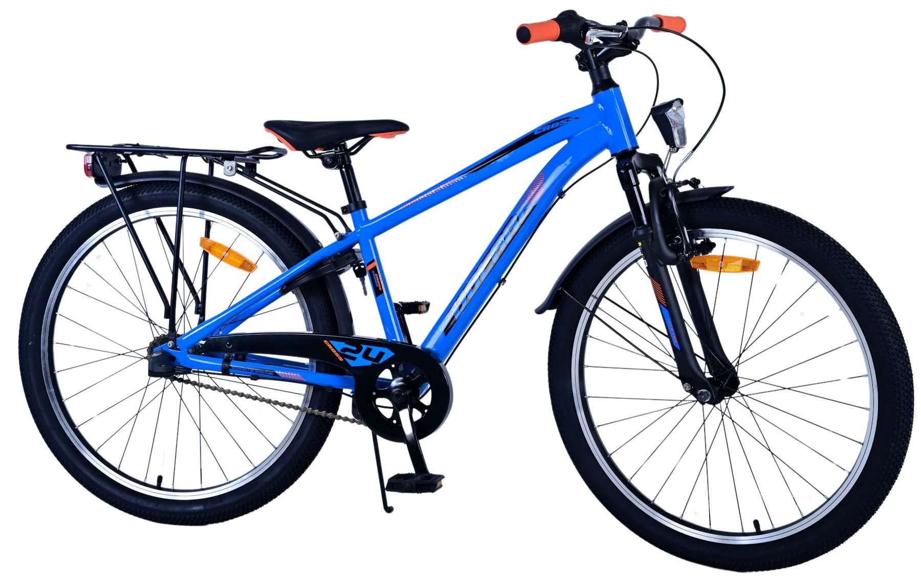 Volare Cross Kinderfiets - Jongens - 24 inch - Blauw - 3 versnellingen OUTLET - Image 2