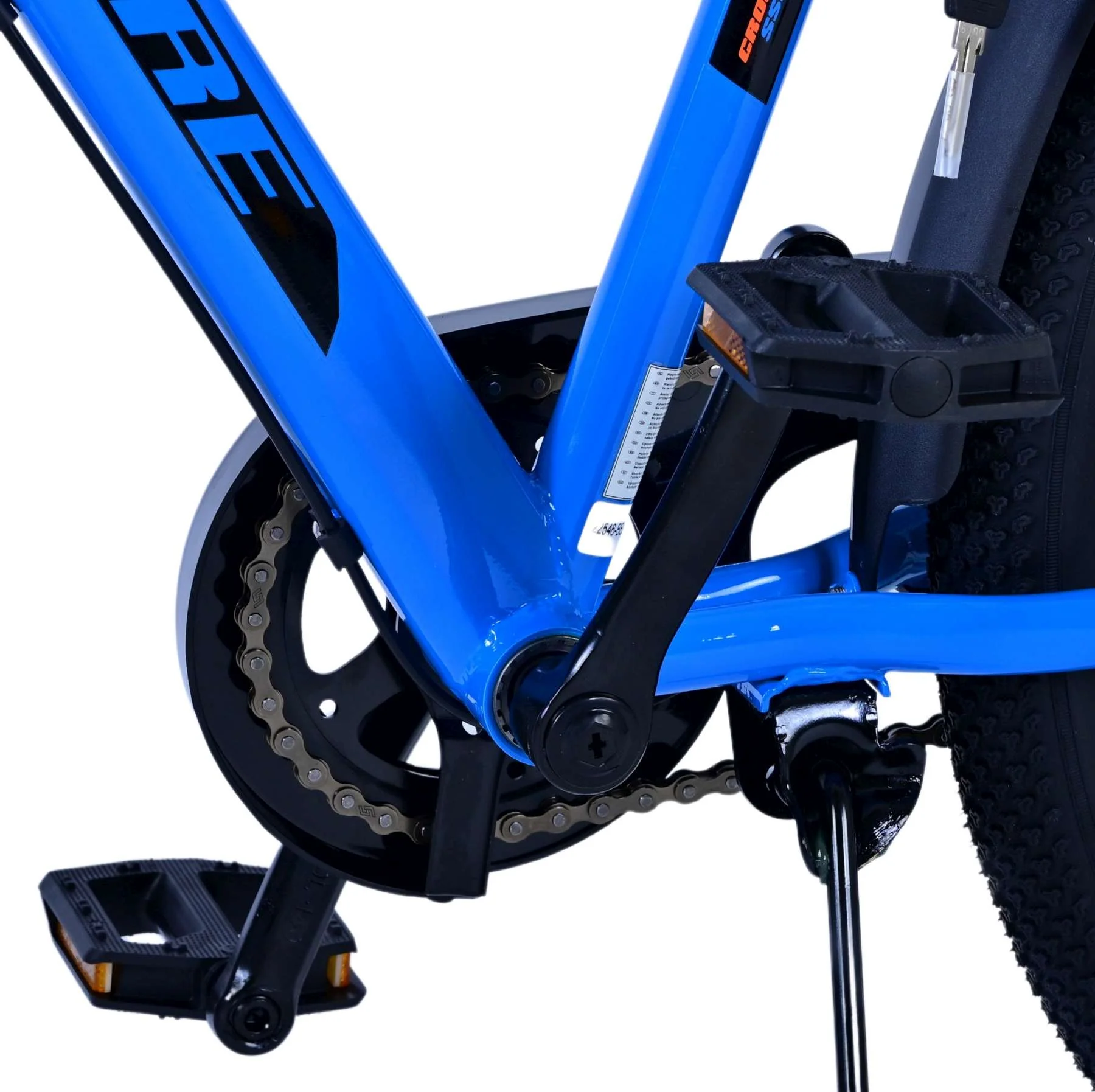 Volare Cross Kinderfiets - Jongens - 24 inch - Blauw - 3 versnellingen OUTLET - Image 4