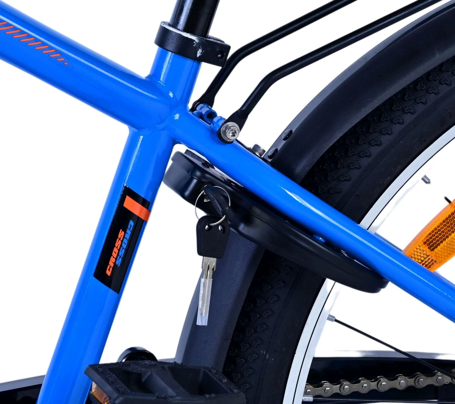 Volare Cross Kinderfiets - Jongens - 24 inch - Blauw - 3 versnellingen OUTLET - Image 5