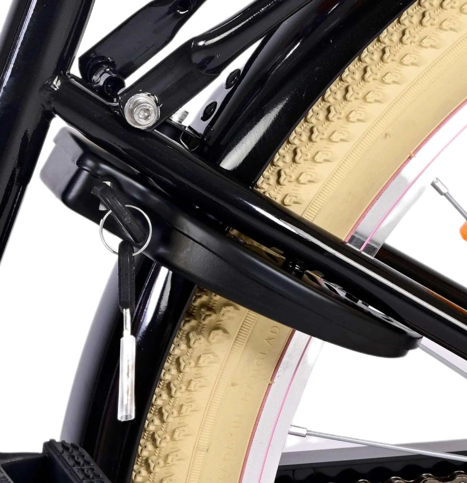 Volare Excellent Kinderfiets - Meisjes - 24 inch - Zwart - 3 Versnellingen OUTLET - Image 11