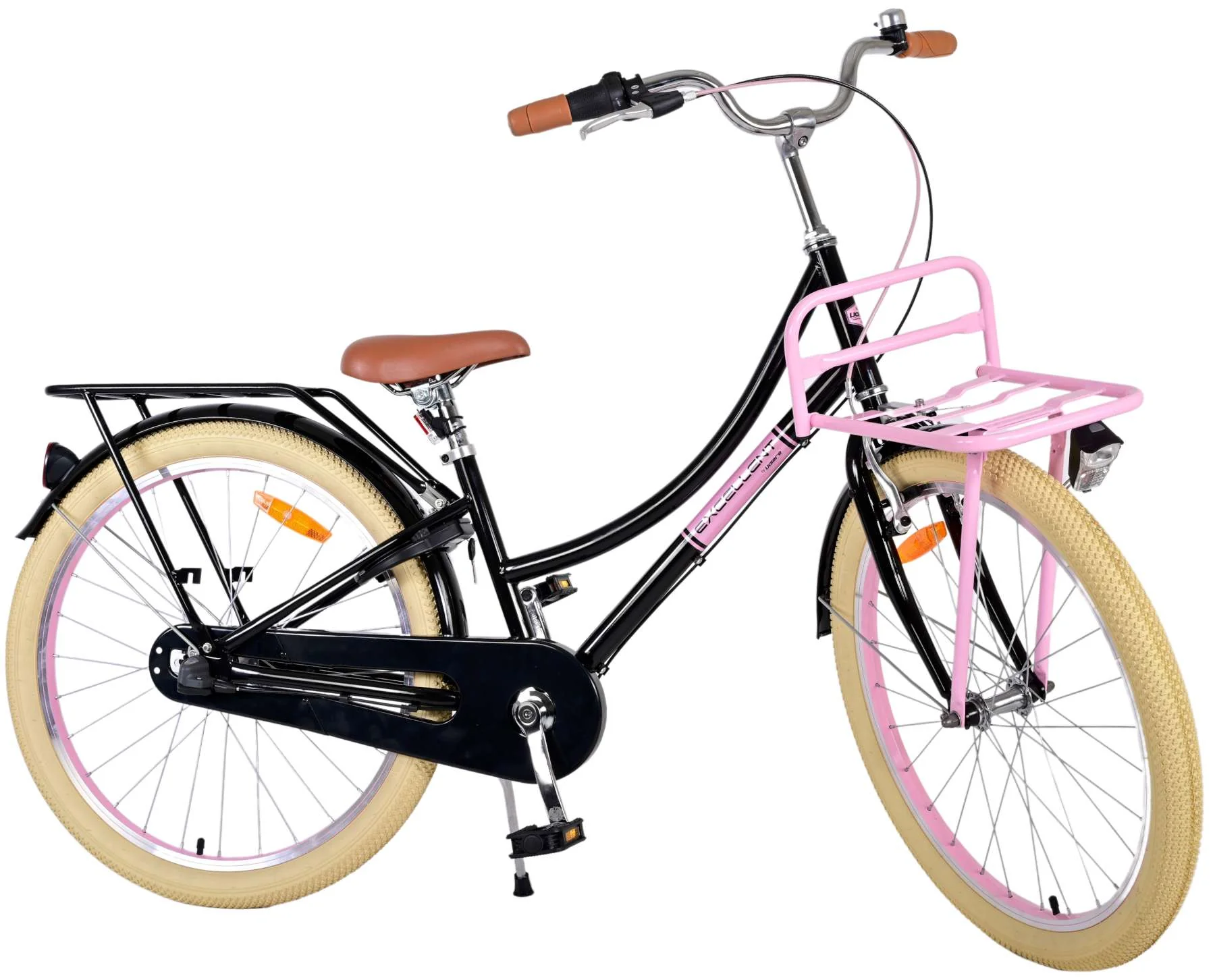 Volare Excellent Kinderfiets - Meisjes - 24 inch - Zwart - 3 Versnellingen OUTLET - Image 2