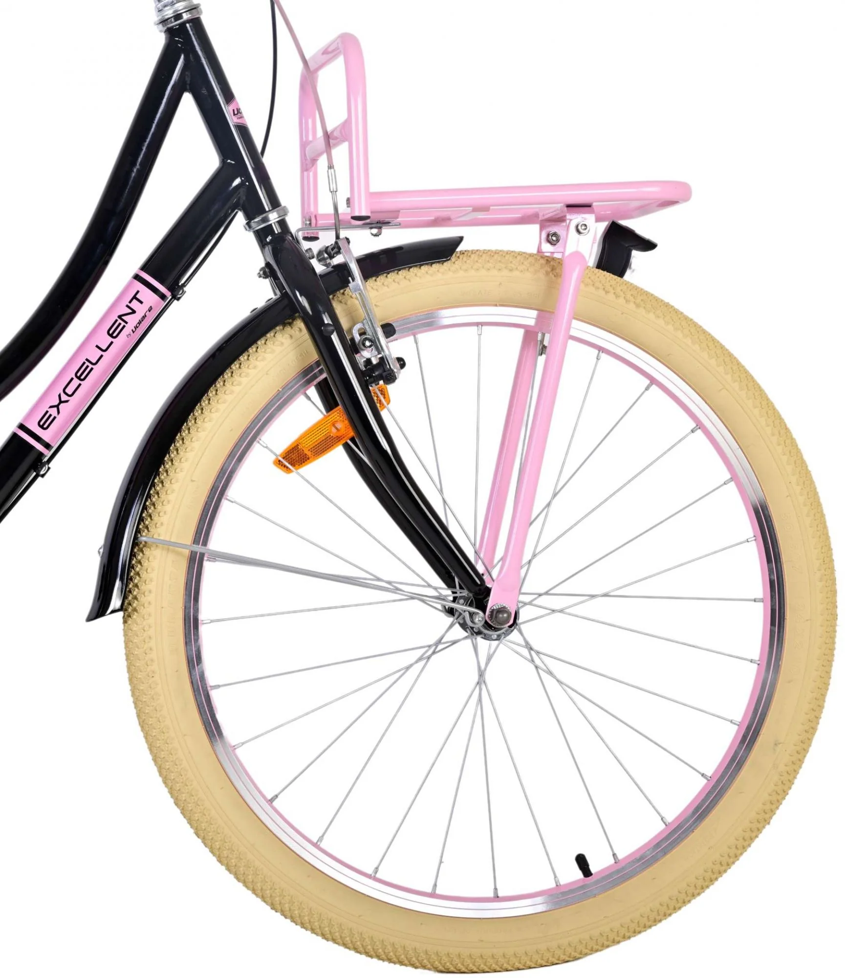 Volare Excellent Kinderfiets - Meisjes - 24 inch - Zwart - 3 Versnellingen OUTLET - Image 4