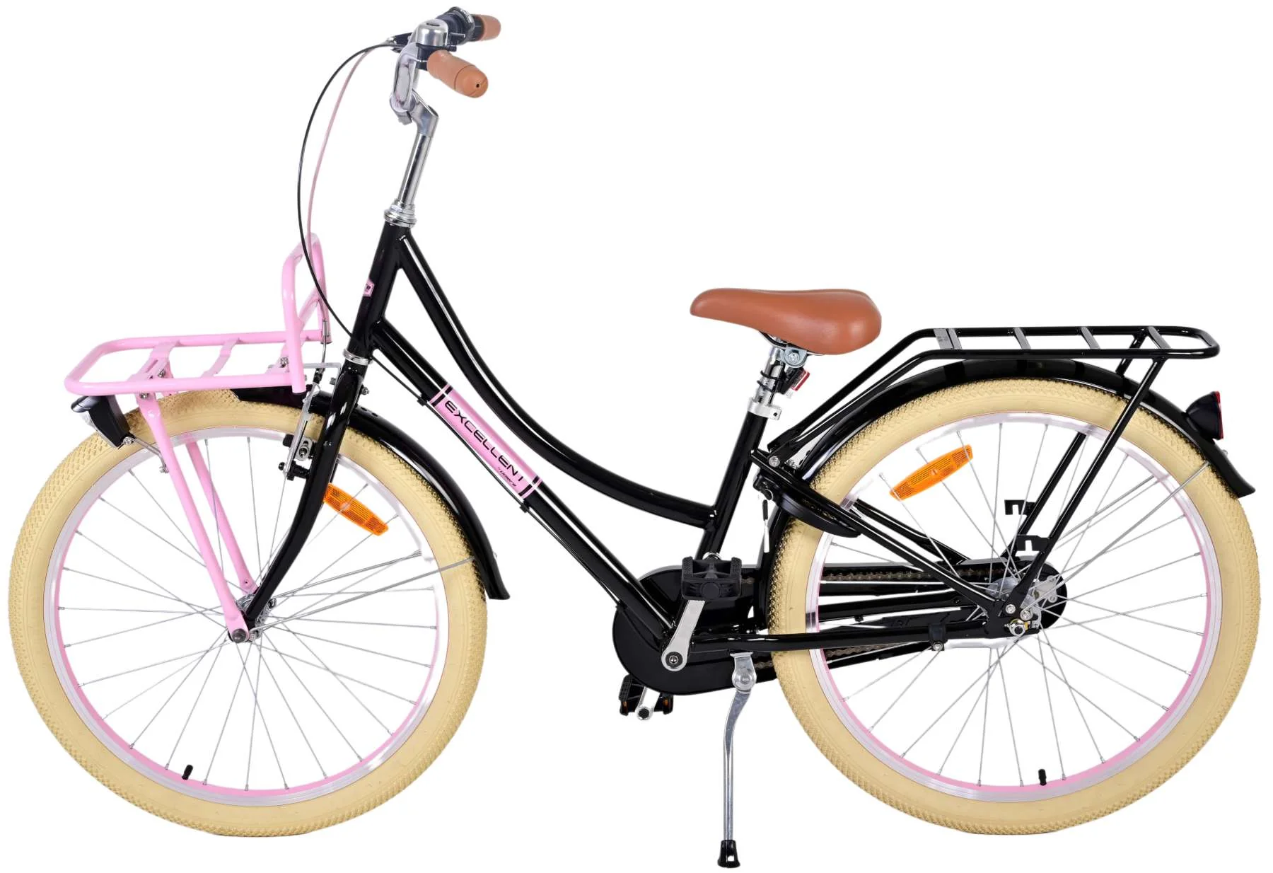 Volare Excellent Kinderfiets - Meisjes - 24 inch - Zwart - 3 Versnellingen OUTLET - Image 9