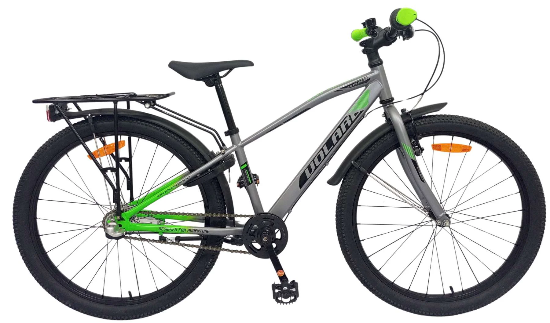 Volare Explorer Kinderfiets - 20 inch - 7 Speed - Donkergrijs