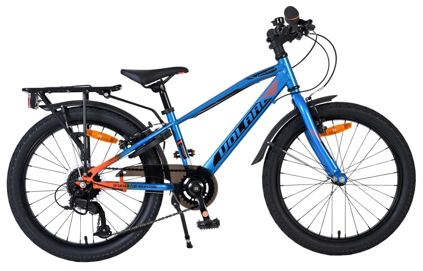 Volare Explorer Kinderfiets - Jongens - 20 inch - Blauw/Oranje - Nexus 3