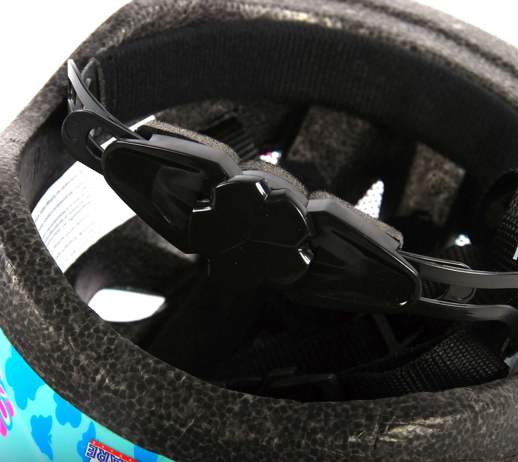 Volare Kinder Fietshelm - XS - Blauw Roze Bloemetjes - 47-51 cm - extra klein model - Image 4