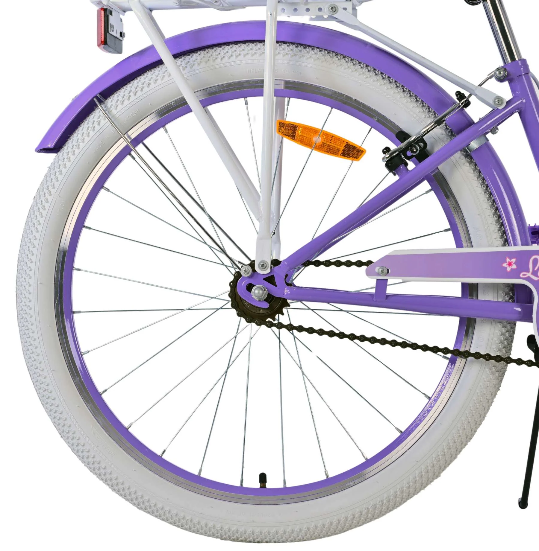 Volare Lovely Kinderfiets - Meisjes - 24 inch - Paars - Twee handremmen - Image 10