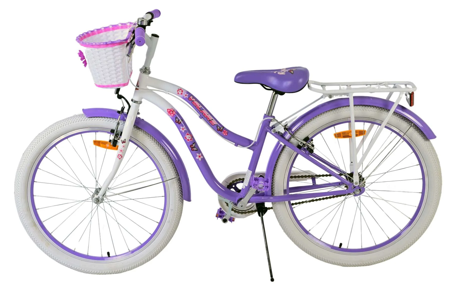 Volare Lovely Kinderfiets - Meisjes - 24 inch - Paars - Twee handremmen - Image 5