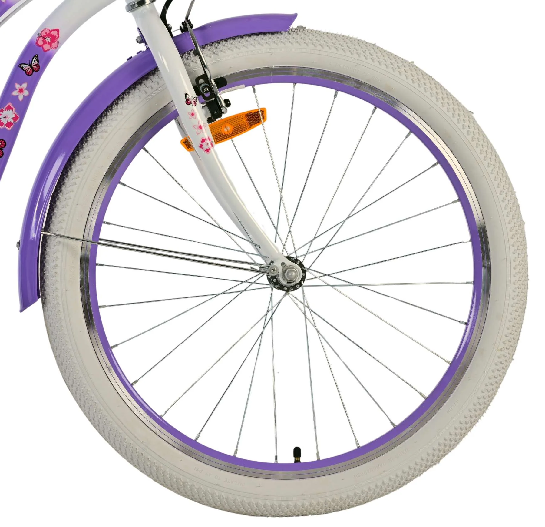 Volare Lovely Kinderfiets - Meisjes - 24 inch - Paars - Twee handremmen - Image 9