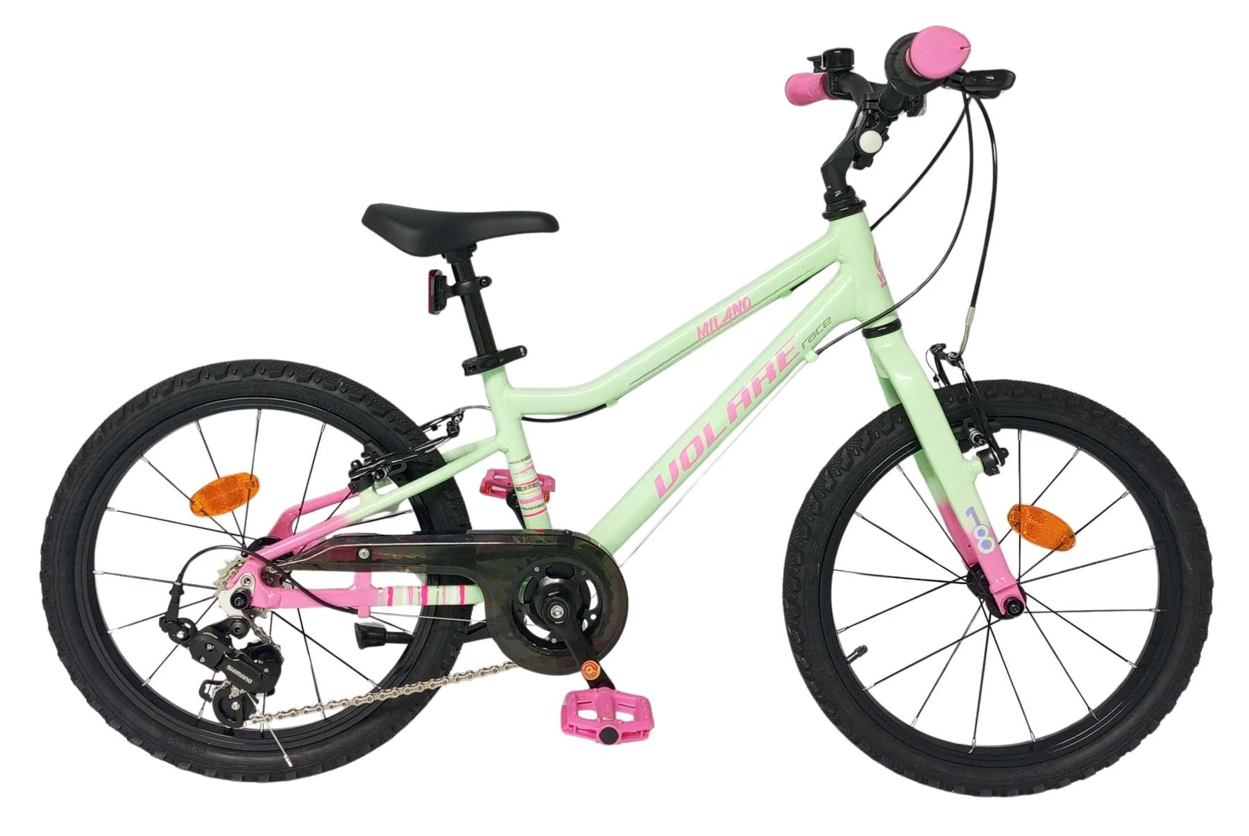 Volare Milano Kinderfiets - Meisjes- 16 inch - Mintgroen