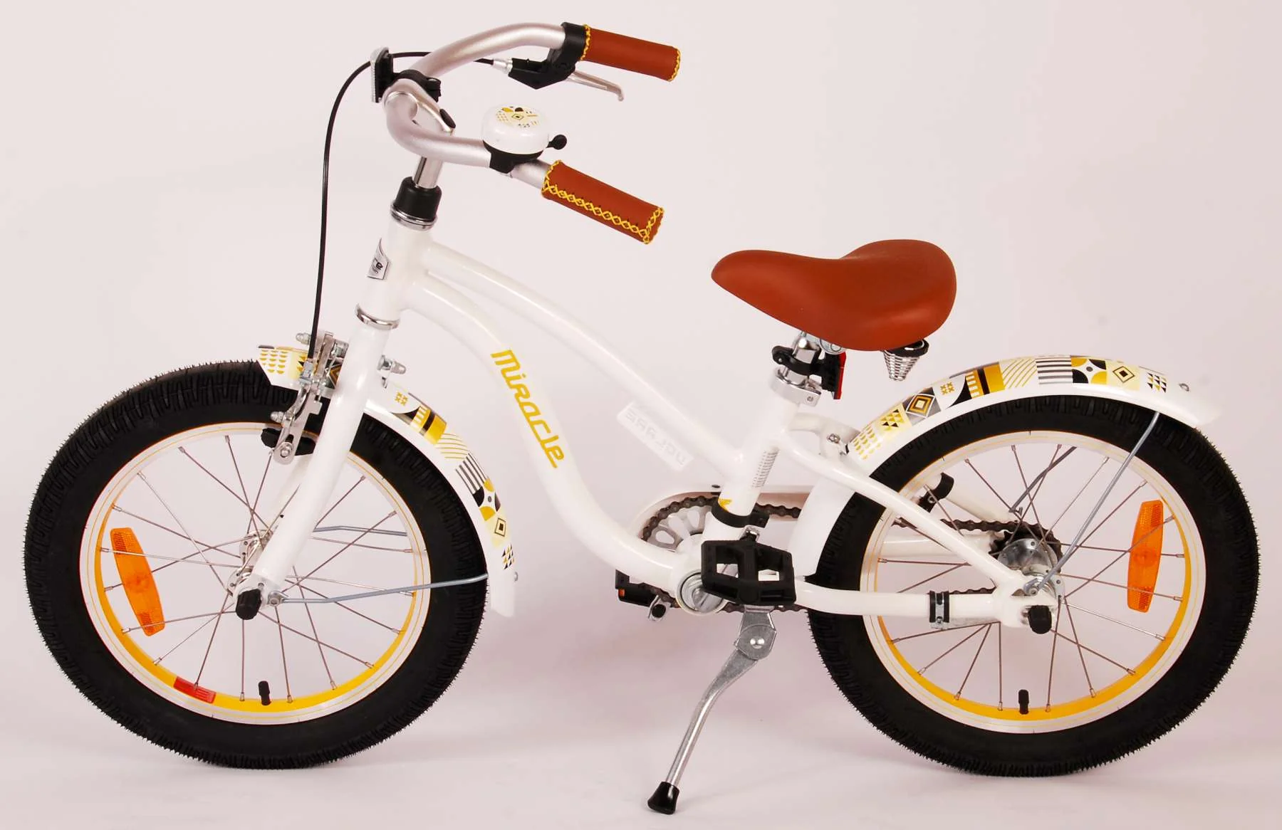 Volare Miracle Cruiser Kinderfiets - Meisjes - 16 inch - Wit - Prime Collection - Image 12