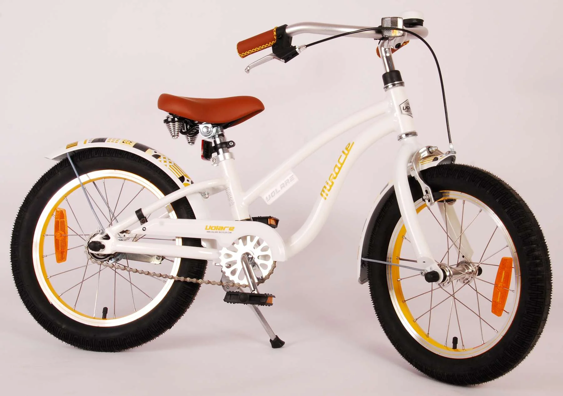 Volare Miracle Cruiser Kinderfiets - Meisjes - 16 inch - Wit - Prime Collection - Image 3