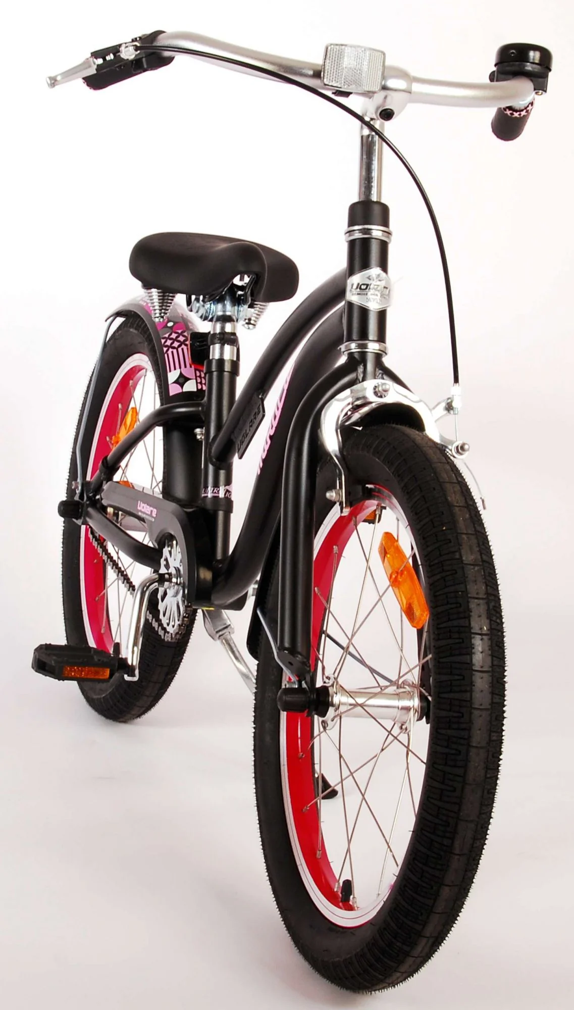 Volare Miracle Cruiser Kinderfiets - Meisjes - 18 inch - Mat Zwart - Prime Collection - Image 10