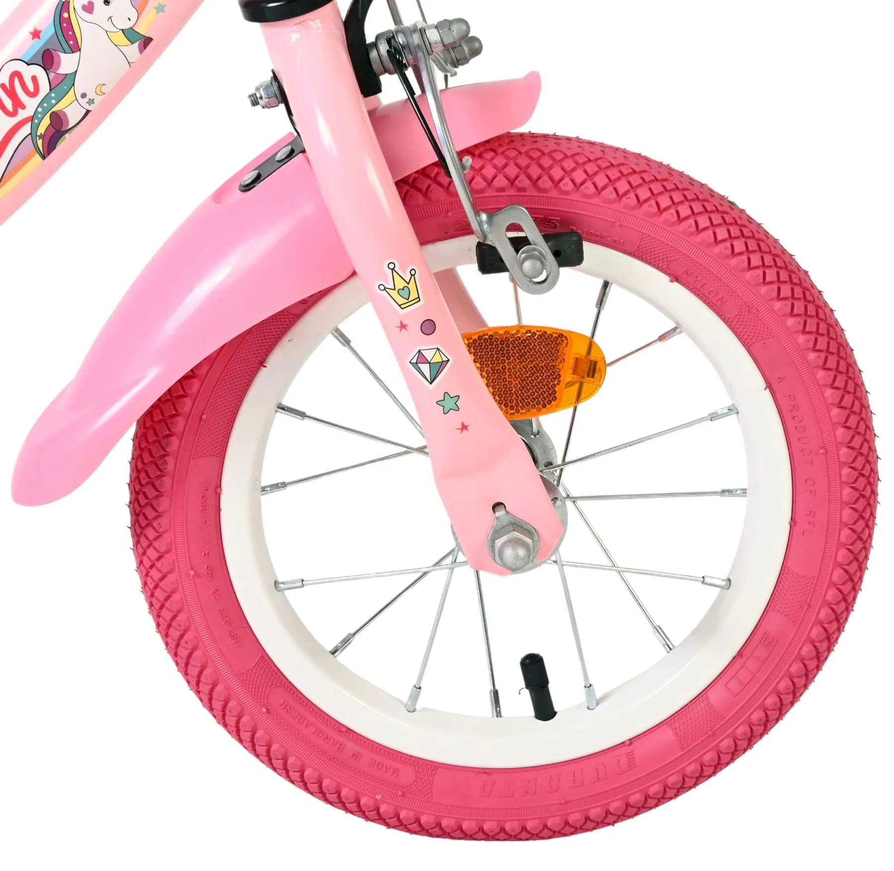 Volare Unicorn Kinderfiets - Meisjes - 12 inch - Roze - Image 3