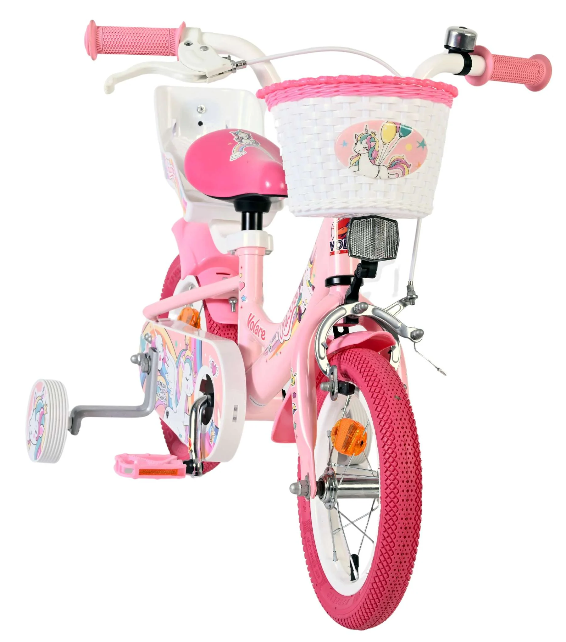 Volare Unicorn Kinderfiets - Meisjes - 12 inch - Roze - Image 5