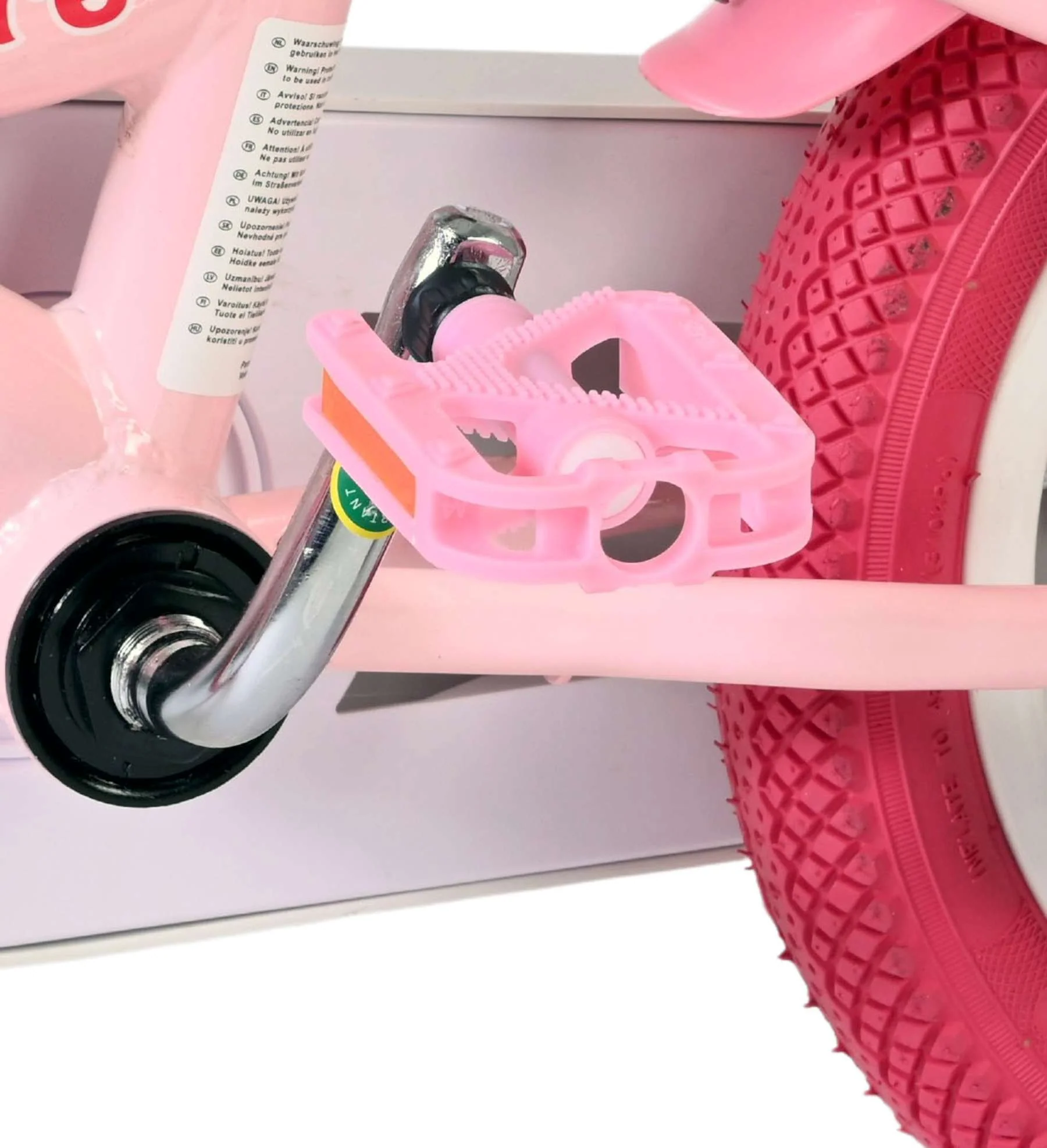 Volare Unicorn Kinderfiets - Meisjes - 12 inch - Roze - Image 9
