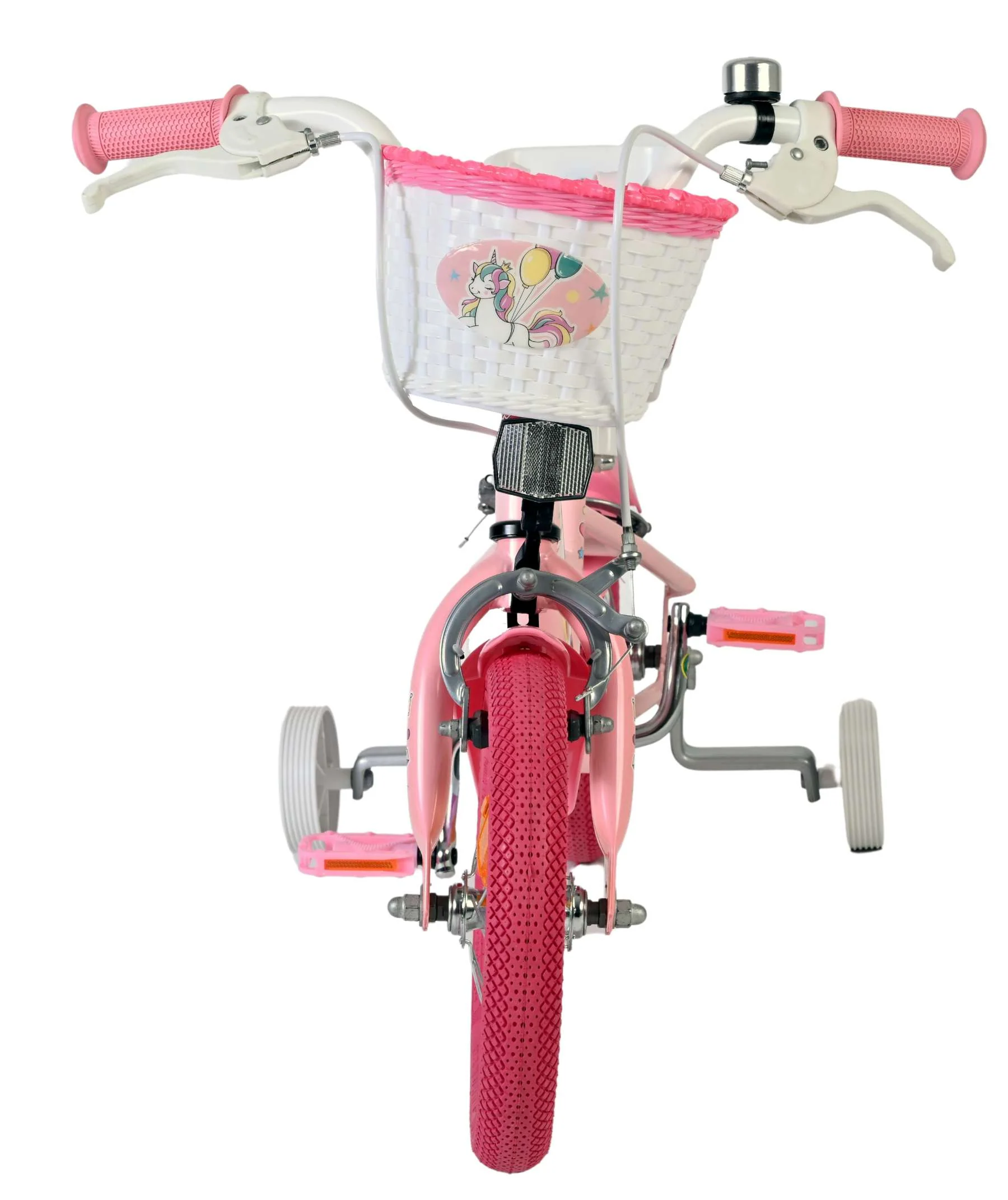 Volare Unicorn Kinderfiets - Meisjes - 12 inch - Roze - Twee handremmen - Image 6