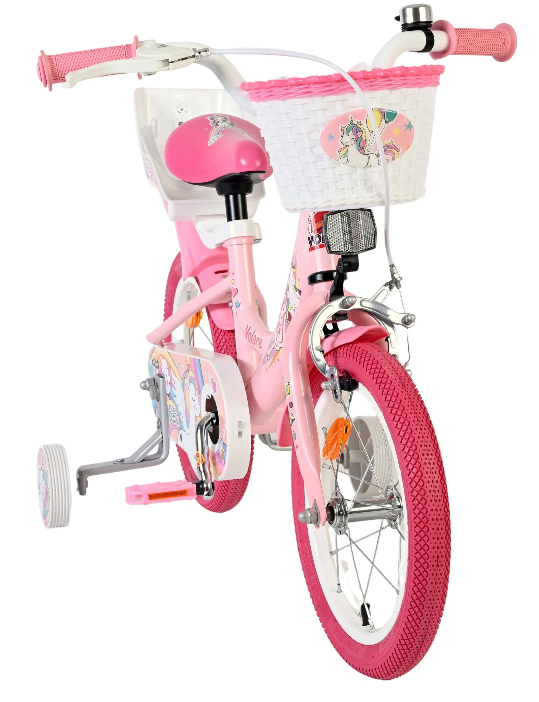 Volare Unicorn Kinderfiets - Meisjes - 14 inch - Roze - Image 5