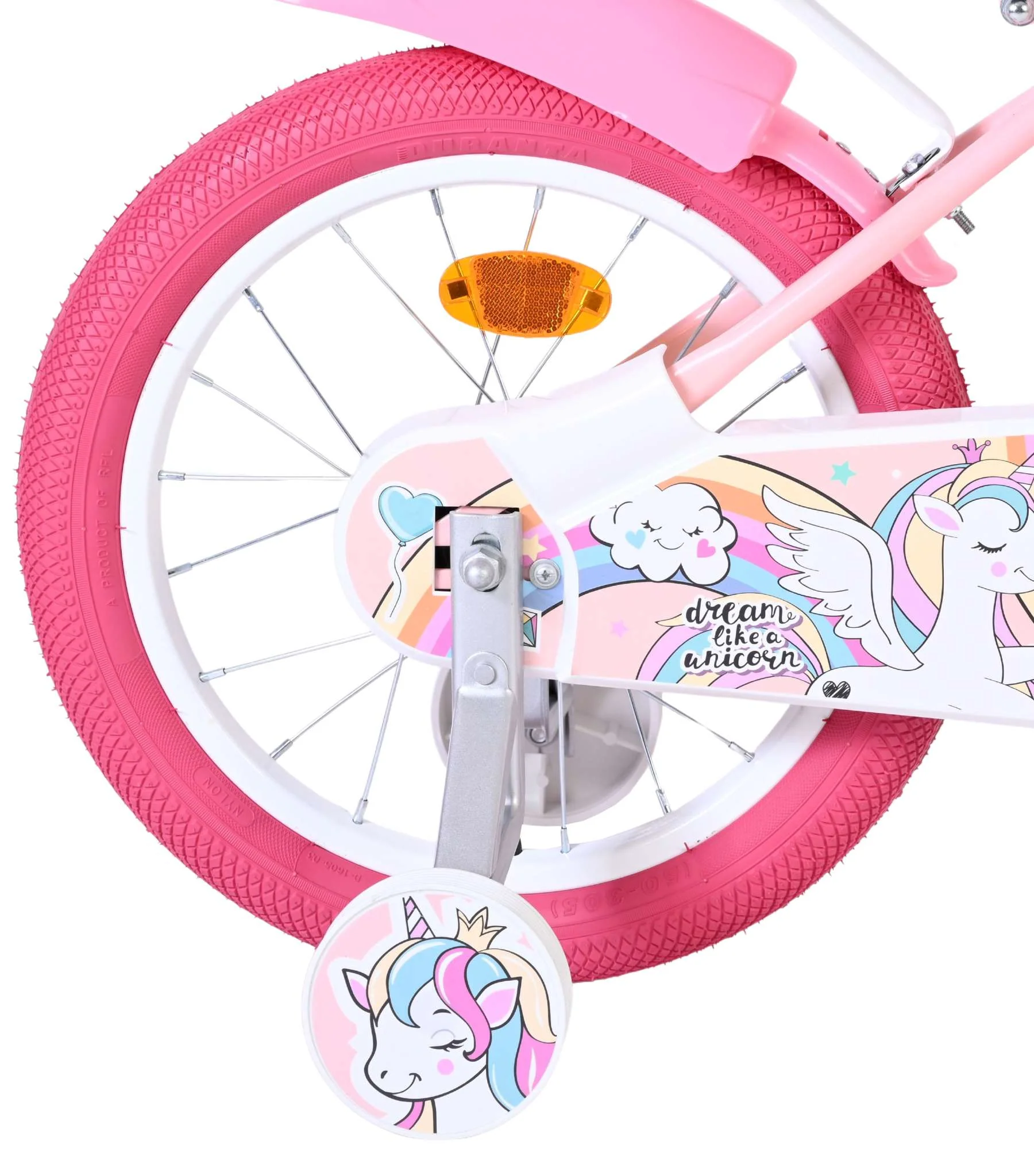 Volare Unicorn Kinderfiets - Meisjes - 16 inch - Roze - Image 2