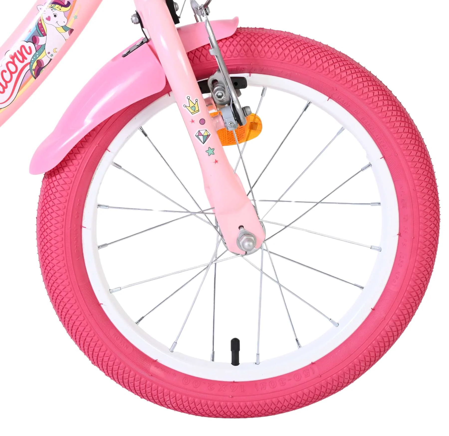Volare Unicorn Kinderfiets - Meisjes - 16 inch - Roze - Image 3