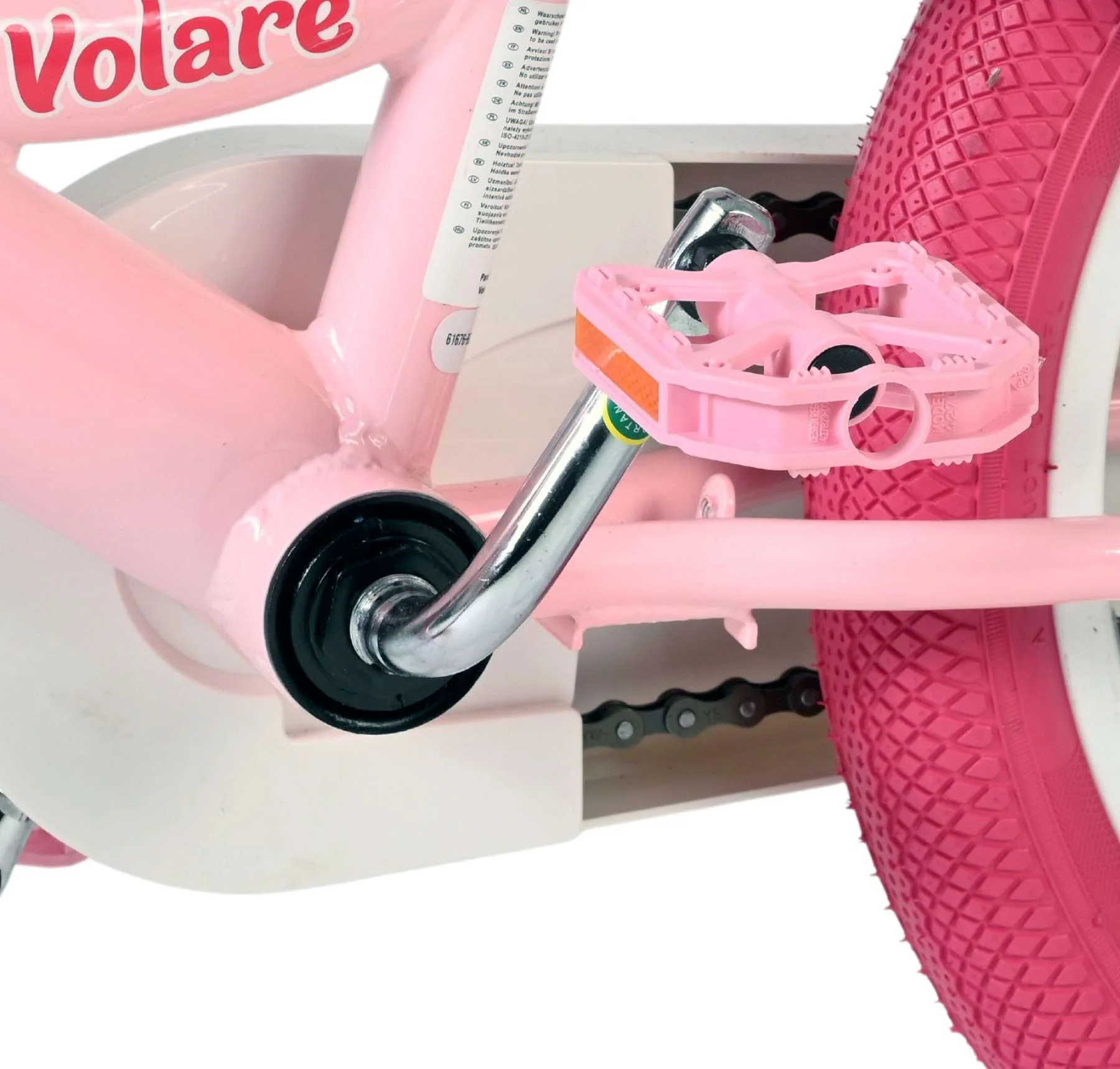 Volare Unicorn Kinderfiets - Meisjes - 16 inch - Roze - Twee Handremmen - Image 9