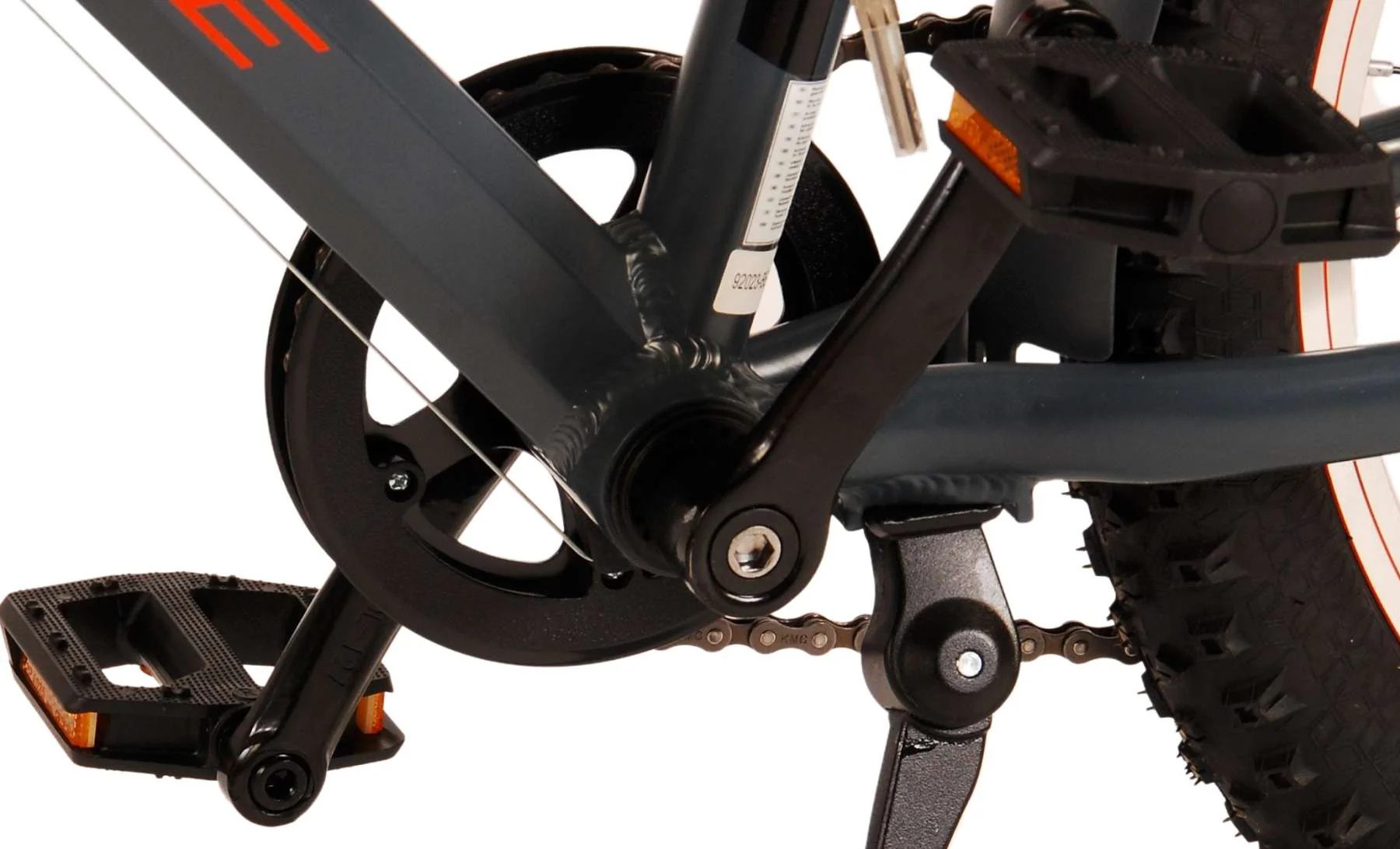 Volare Rocky Kinderfiets - 20 inch - Grijs Oranje - 6 speed - Prime Collection - Image 12