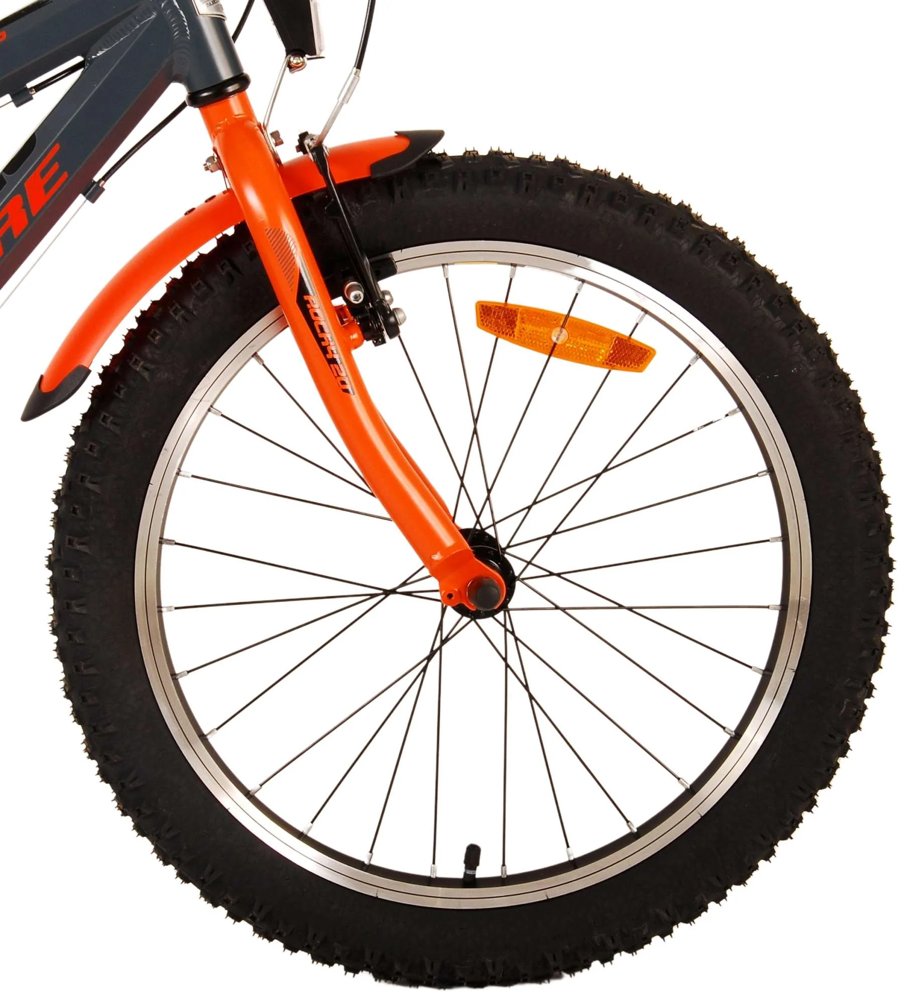 Volare Rocky Kinderfiets - 20 inch - Grijs Oranje - 6 speed - Prime Collection - Image 5