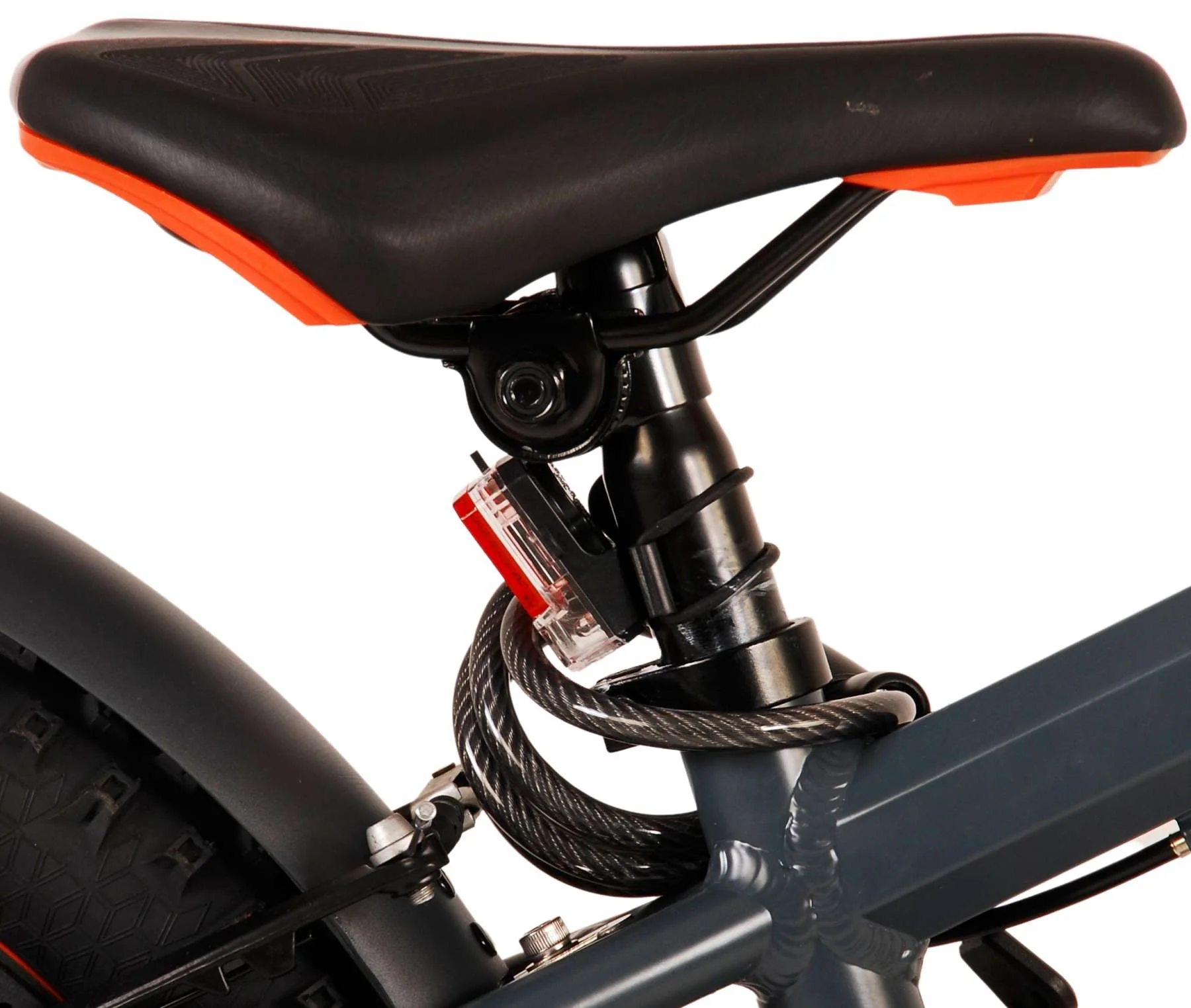 Volare Rocky Kinderfiets - 20 inch - Grijs Oranje - 6 speed - Prime Collection - Image 8