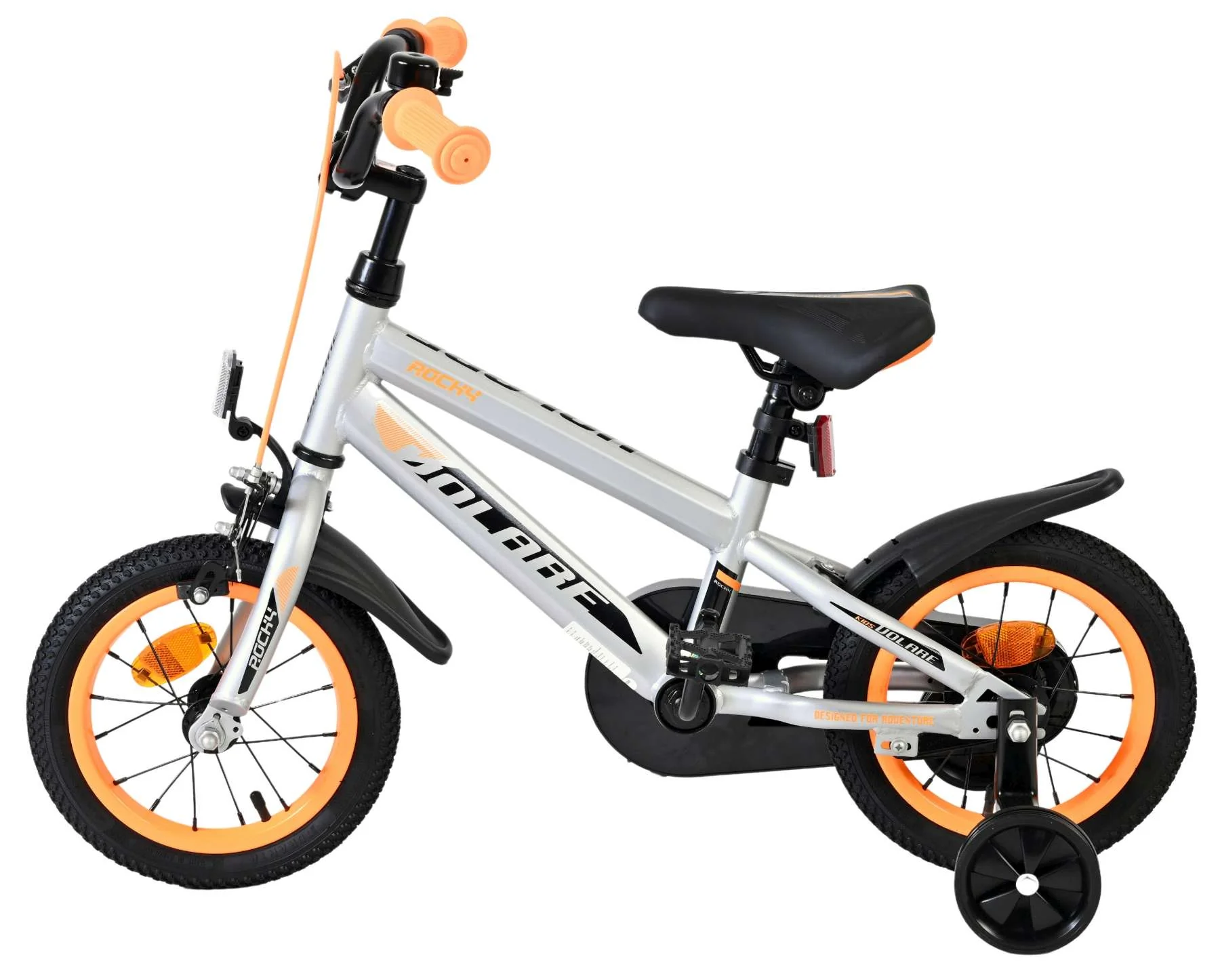 Volare Rocky Kinderfiets - Jongens - 12 inch - Grijs - Image 7