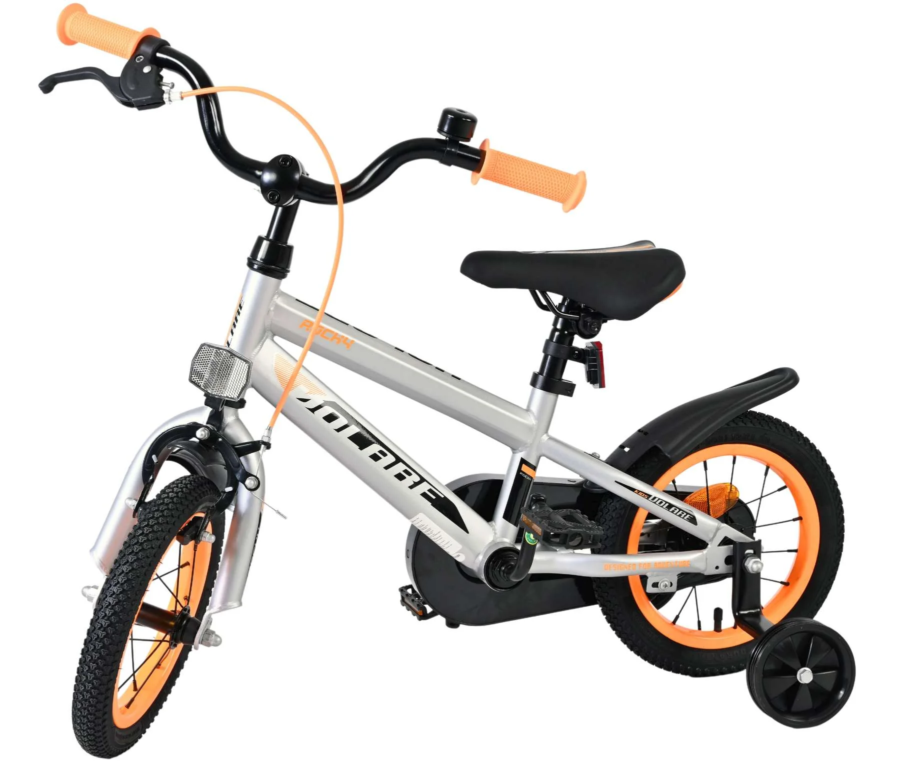 Volare Rocky Kinderfiets - Jongens - 12 inch - Grijs - Image 8
