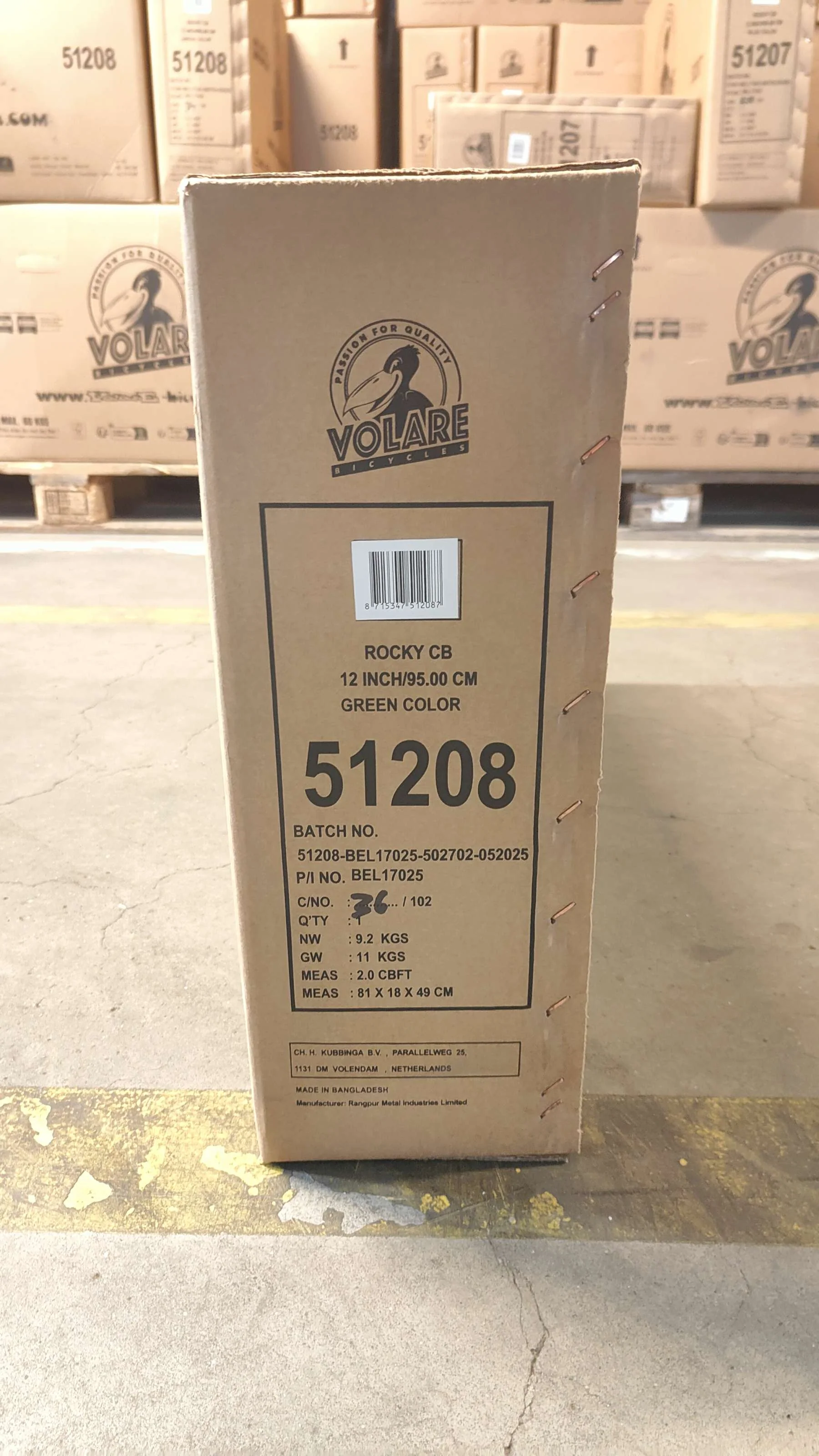 Volare Rocky Kinderfiets - Jongens - 12 inch - Groen - Image 9