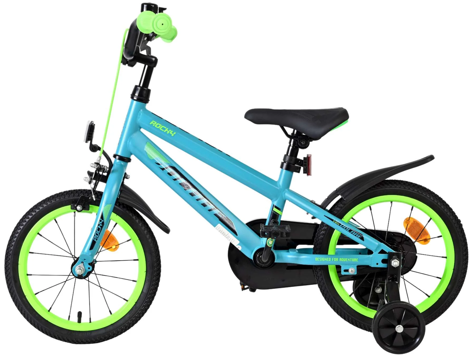 Volare Rocky Kinderfiets - Jongens - 14 inch - Groen - Image 7