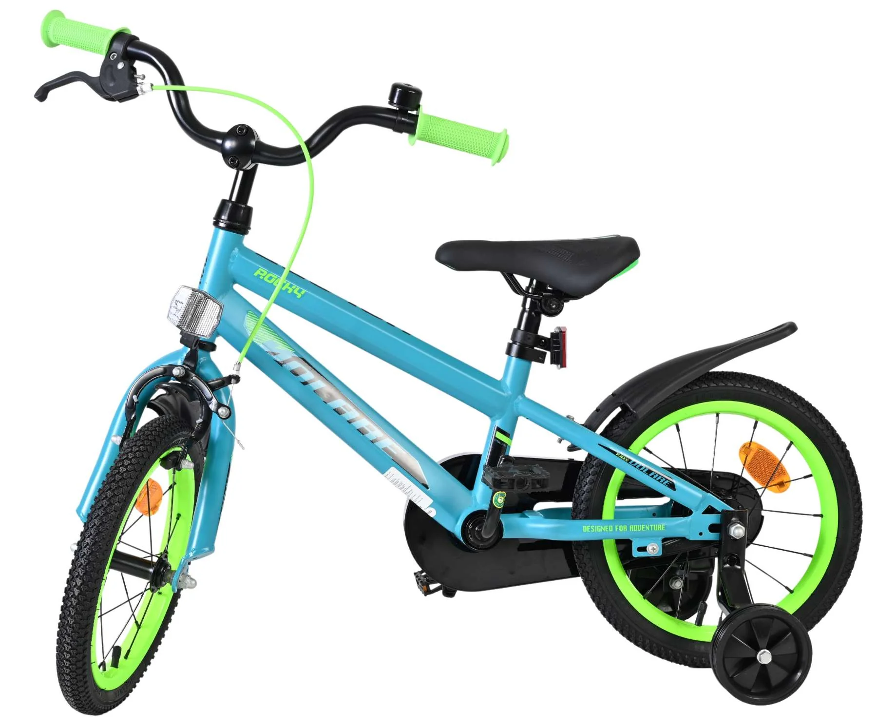 Volare Rocky Kinderfiets - Jongens - 14 inch - Groen - Image 8