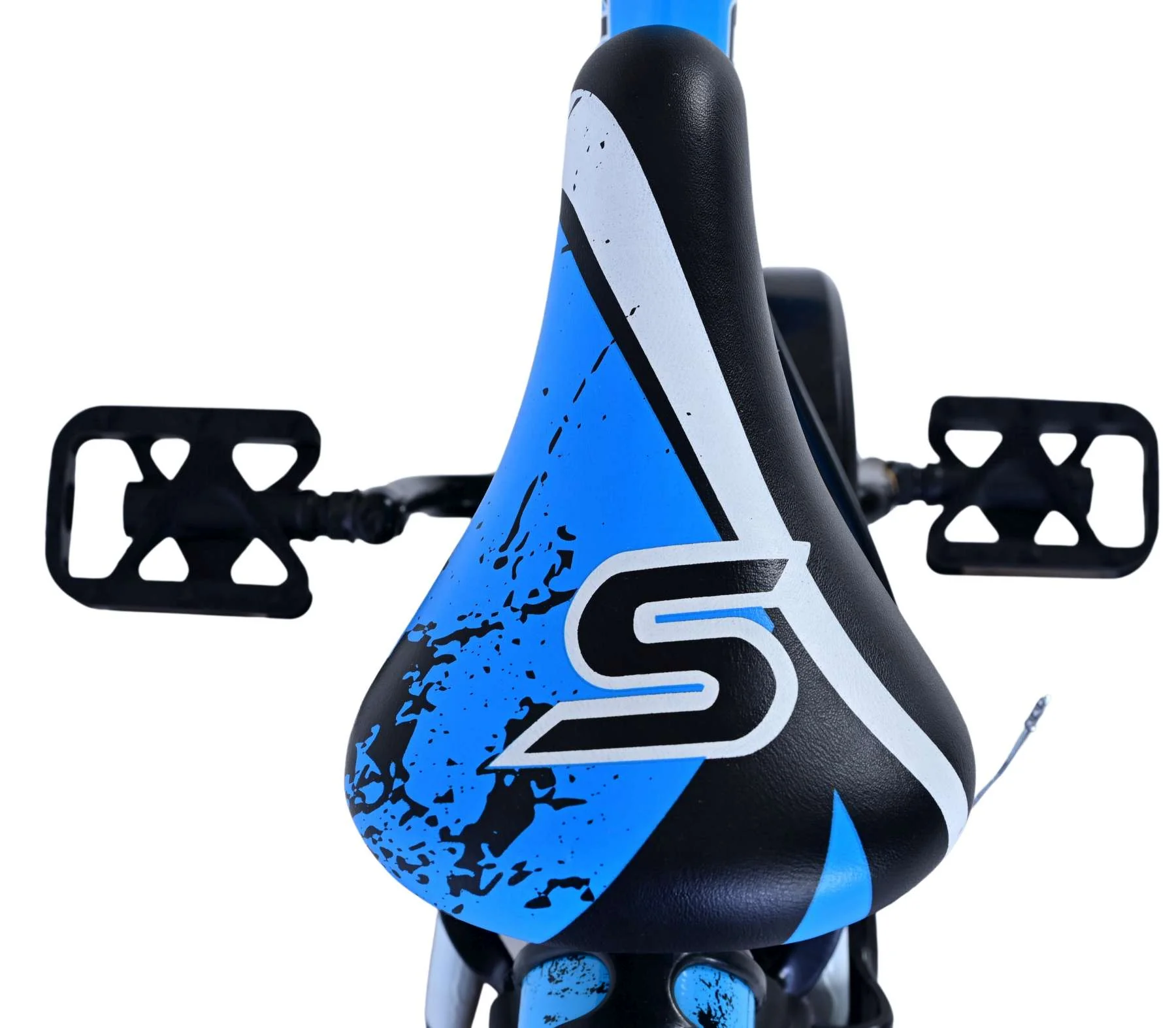 Volare Sportivo Kinderfiets - Jongens - 12 inch - Blauw Zwart - Twee Handremmen - Image 4