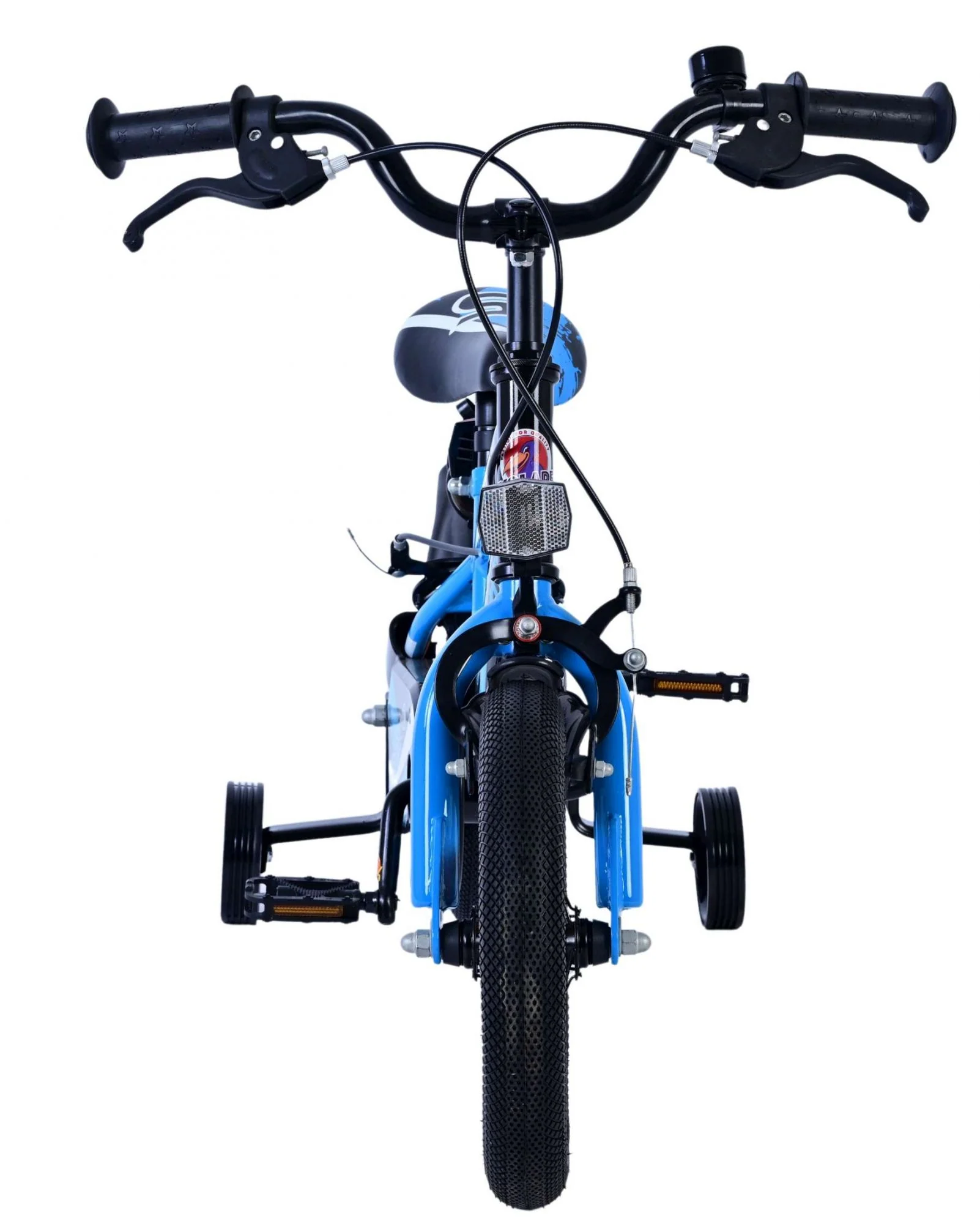 Volare Sportivo Kinderfiets - Jongens - 12 inch - Blauw Zwart - Twee Handremmen - Image 6