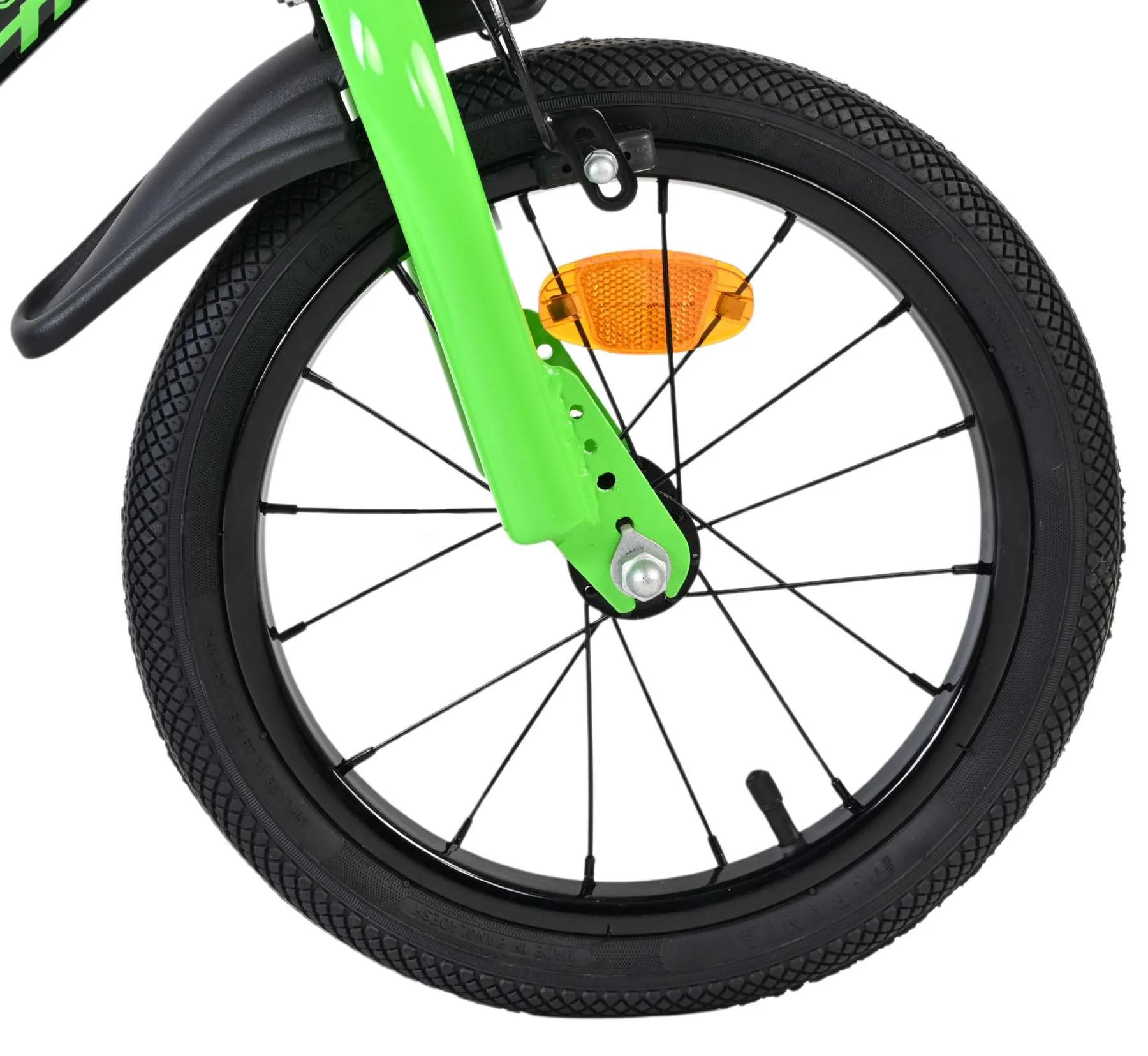 Volare Sportivo Kinderfiets - Jongens - 14 inch - Groen Zwart OUTLET - Image 3