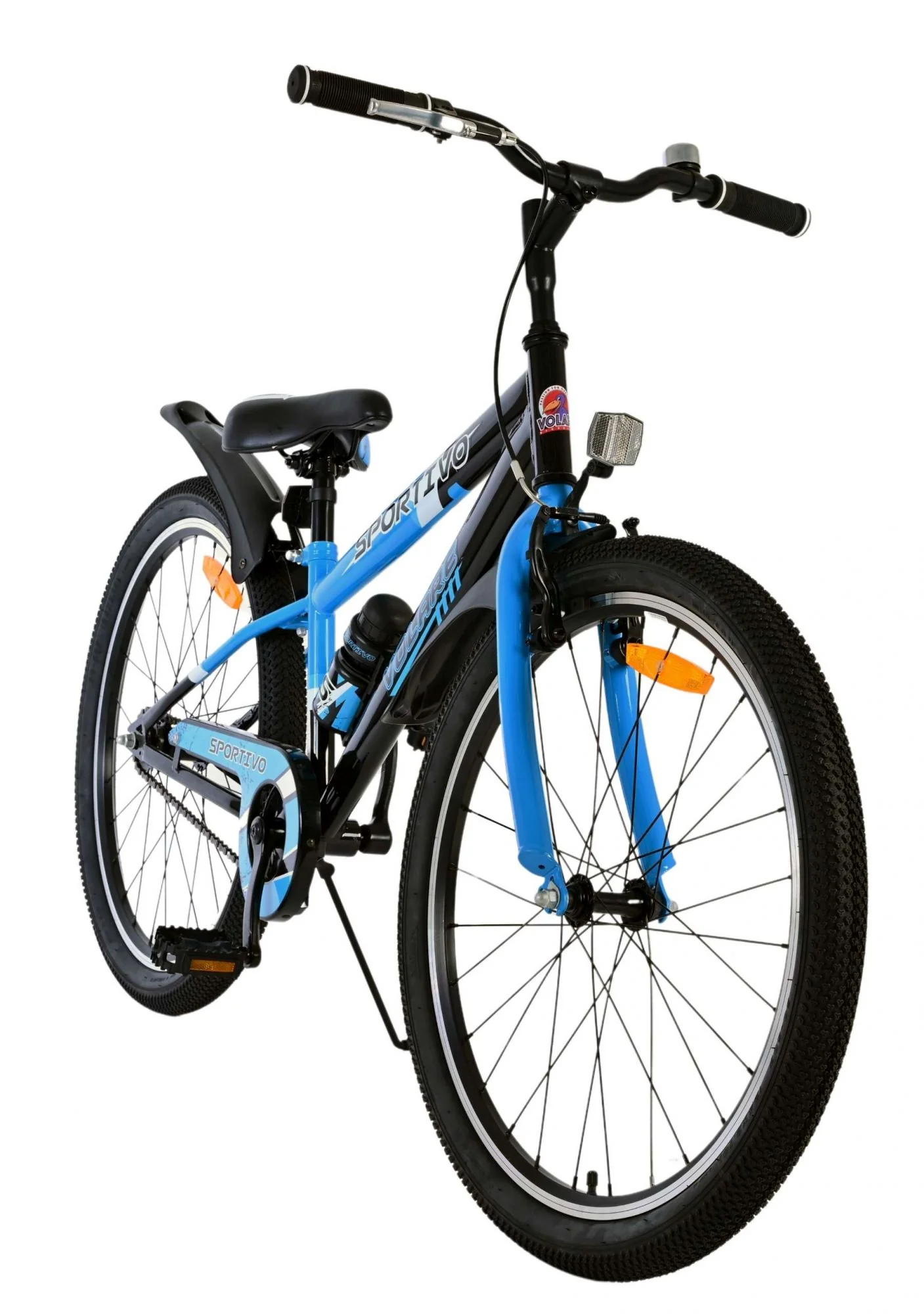 Volare Sportivo Kinderfiets - Jongens - 24 inch - Zwart Blauw - Image 5