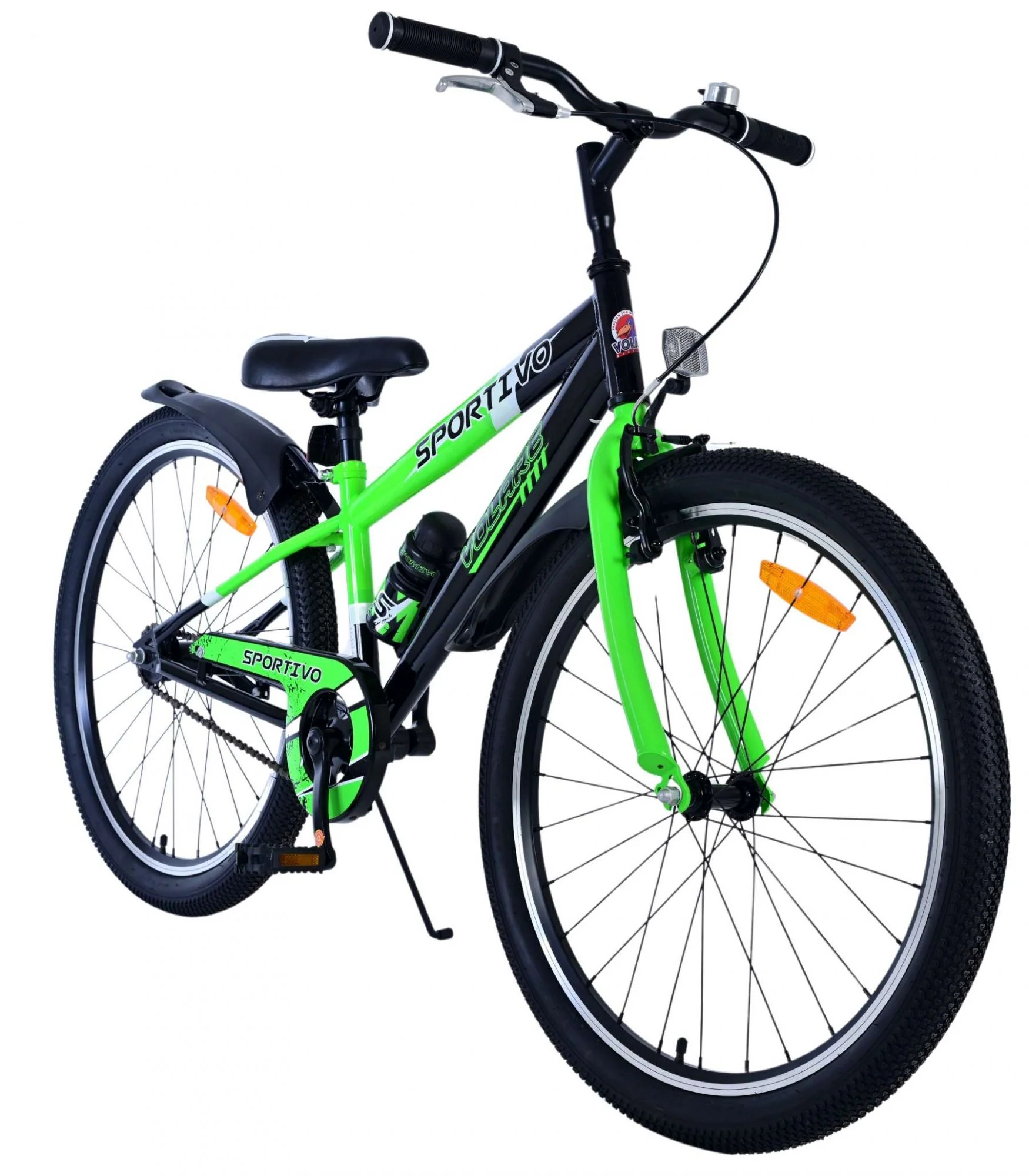 Volare Sportivo Kinderfiets - Jongens - 24 inch - Zwart Groen OUTLET - Image 11