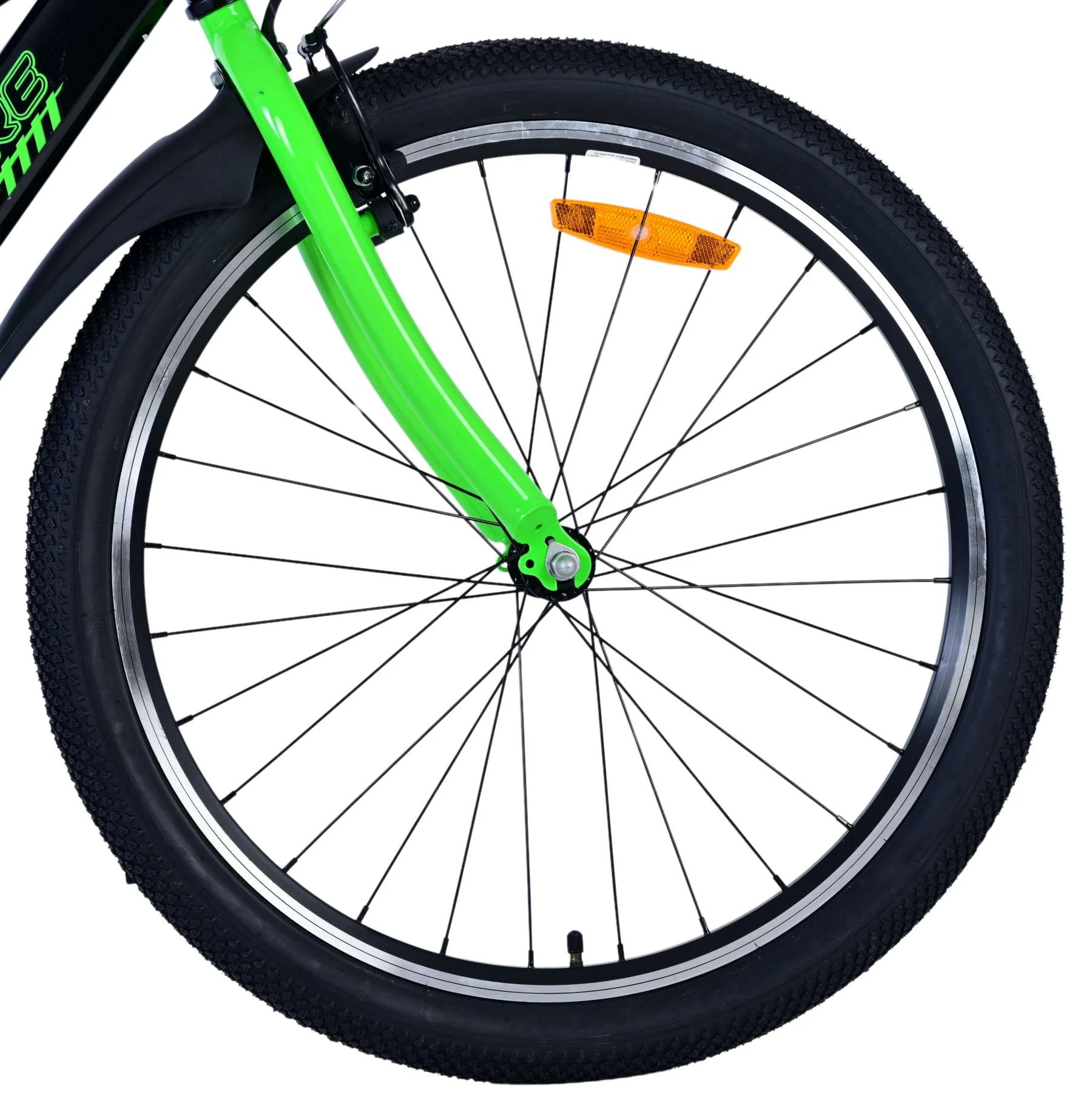 Volare Sportivo Kinderfiets - Jongens - 24 inch - Zwart Groen OUTLET - Image 9