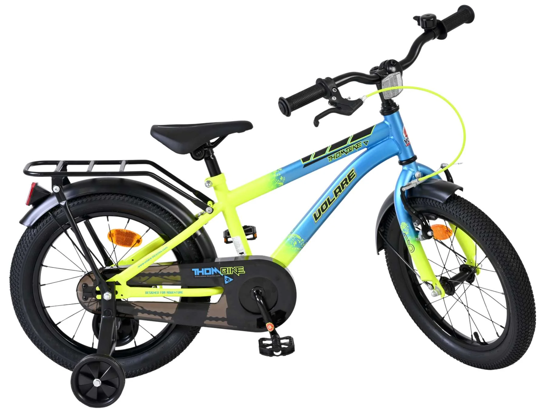 Volare Thombike Kinderfiets - Jongens - 16 inch - Blauw Geel - Image 10