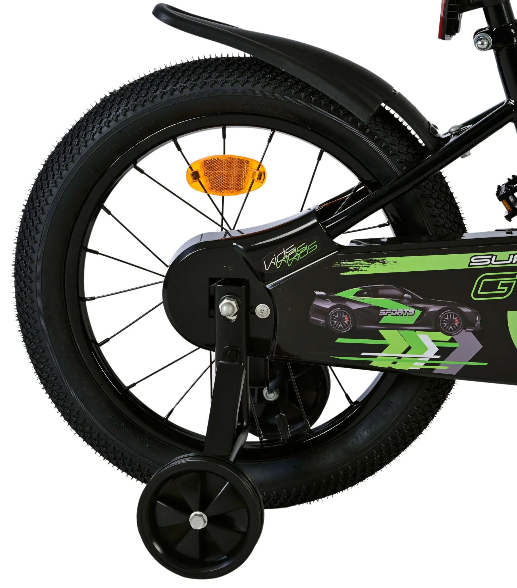 Volare Super GT Kinderfiets - Jongens - 16 inch - Groen - Image 3
