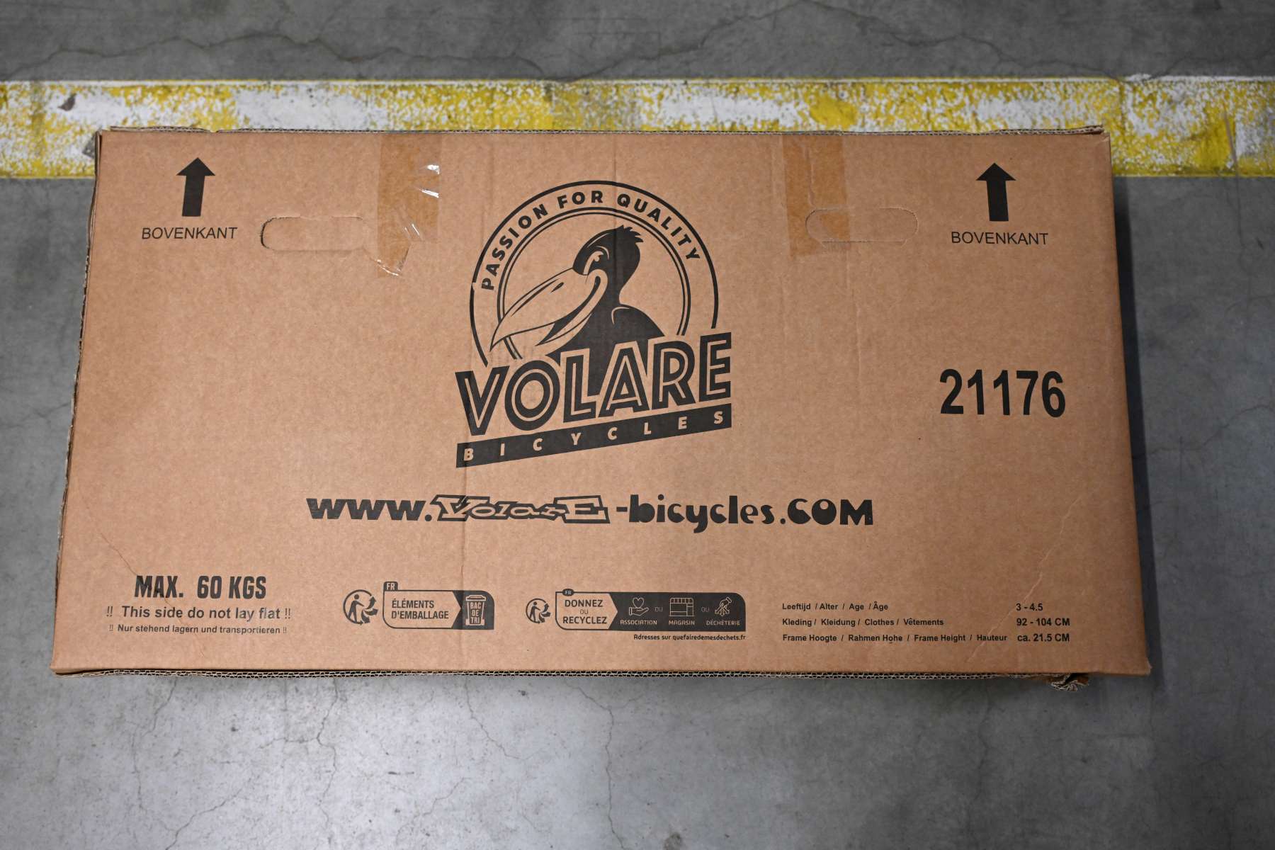 Volare Thombike Kinderfiets - Jongens - 12 inch - Zwart Geel OUTLET - Image 4