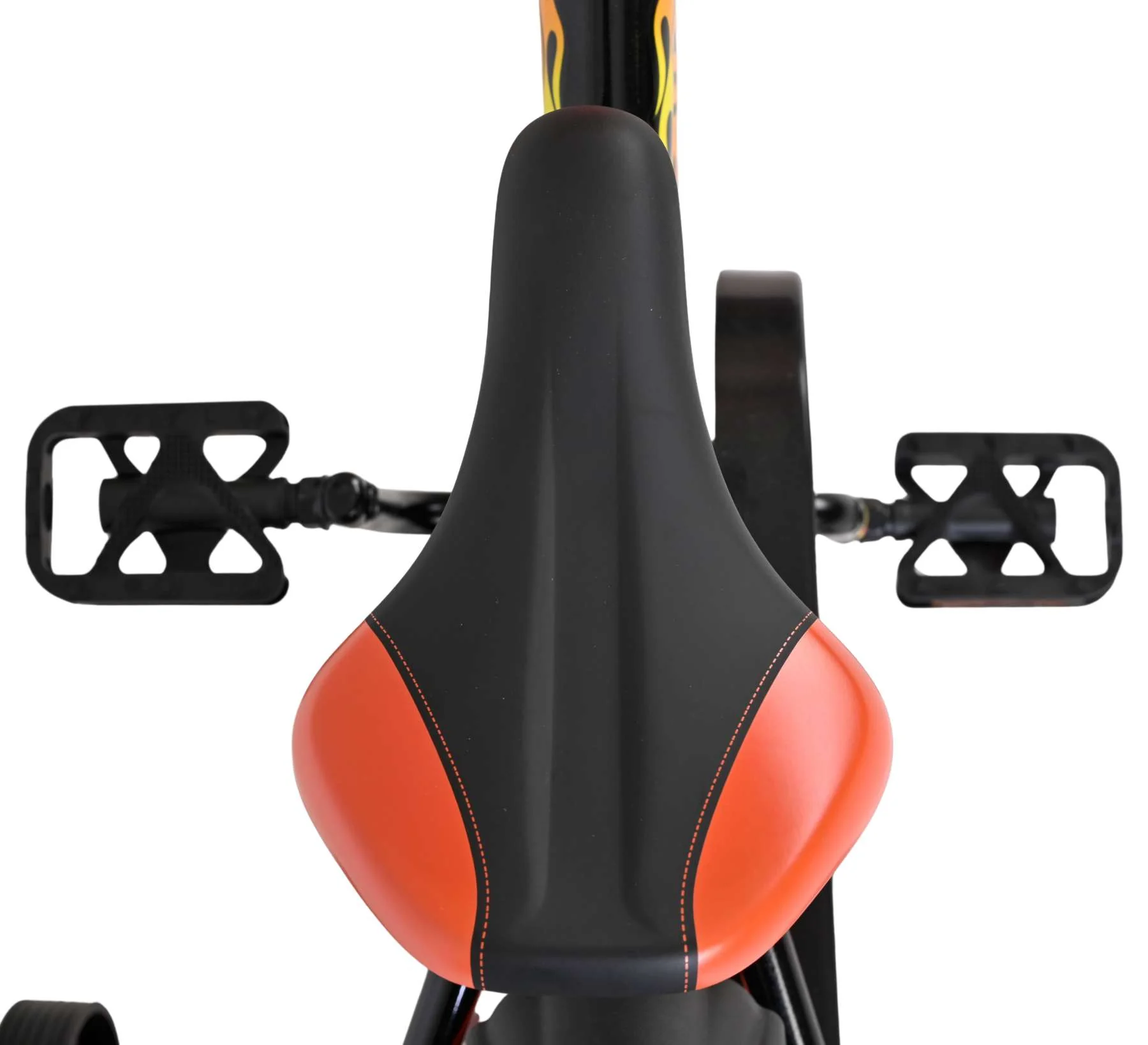 Volare Strike Kinderfiets - Jongens - 12 inch - Zwart Oranje - Image 4