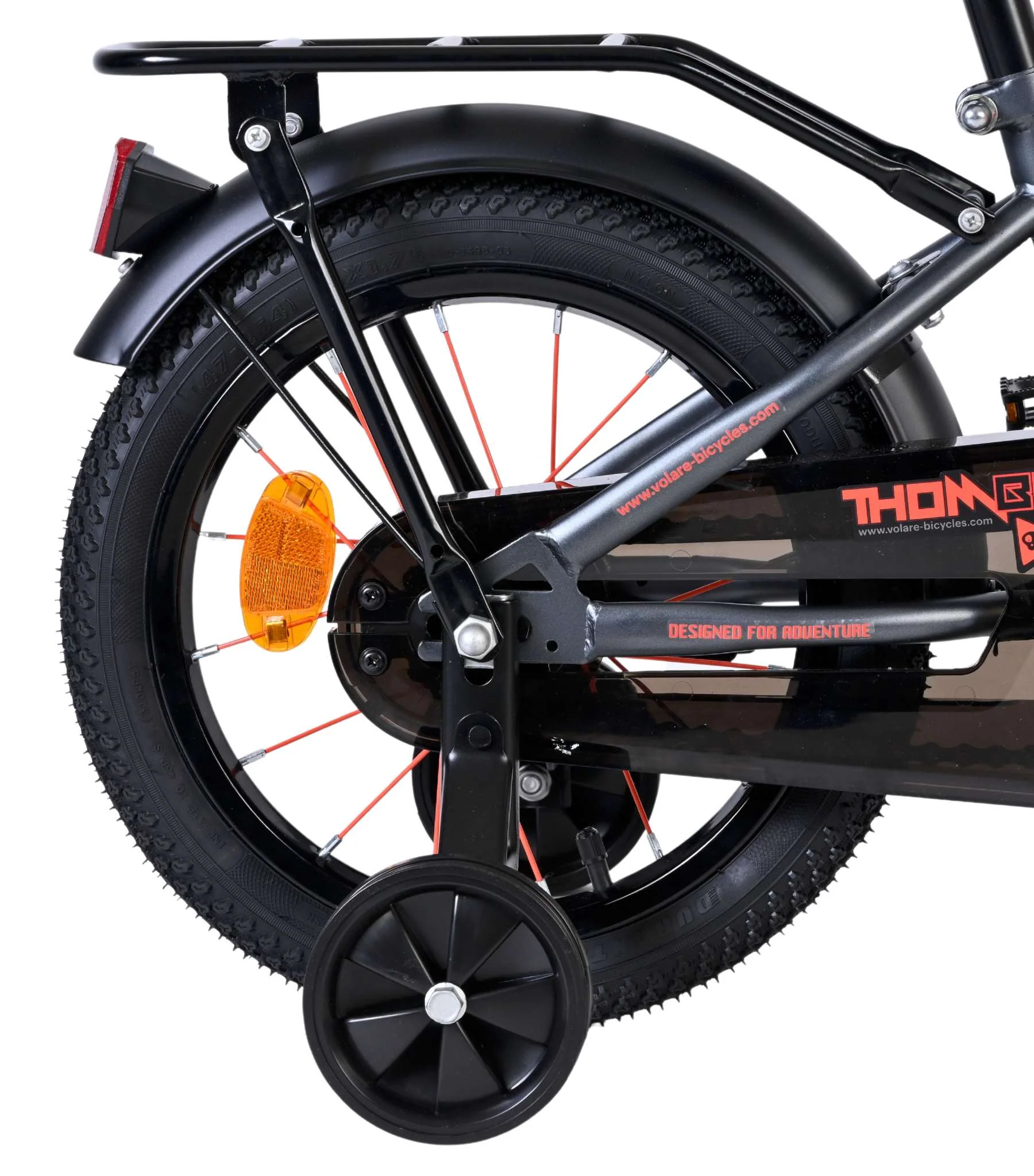 Volare Thombike Kinderfiets - Jongens - 14 inch - Oranje/Grijs - Image 2